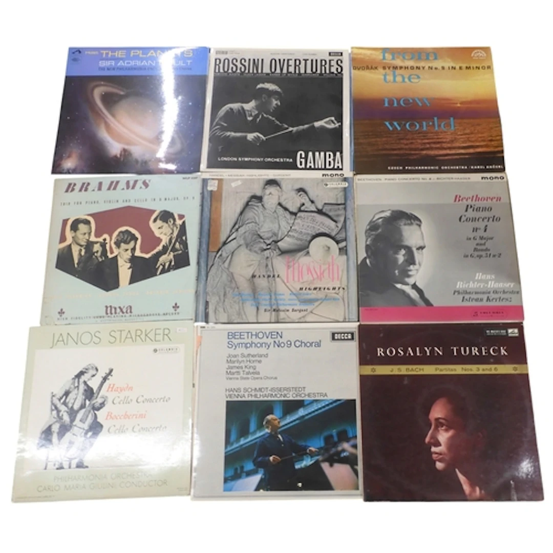 CLASSICAL - Three Boxes of mixed classical vinyl record...