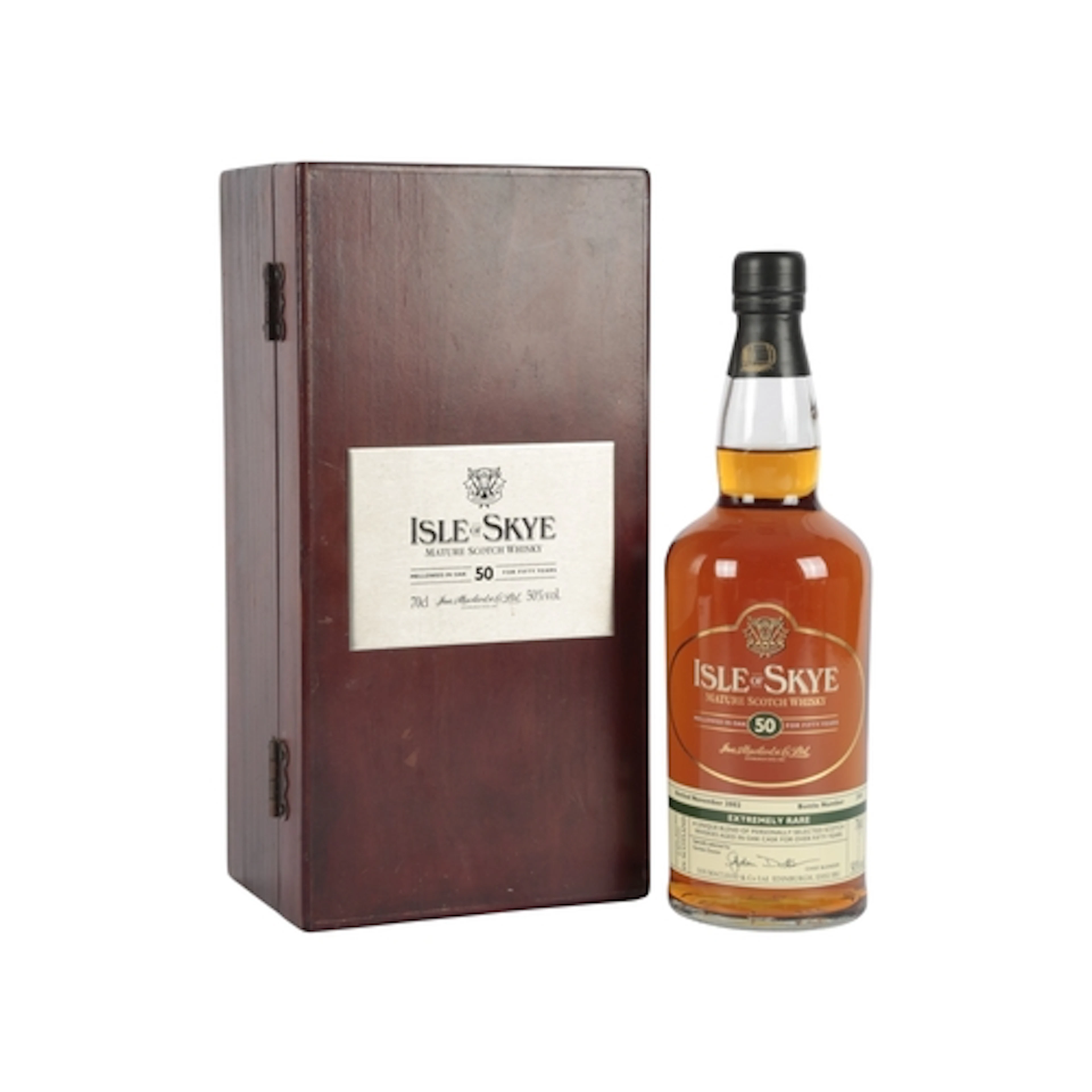 Isle of Skye 50 Year Old Blended Scotch Whisky, mellowed in ...