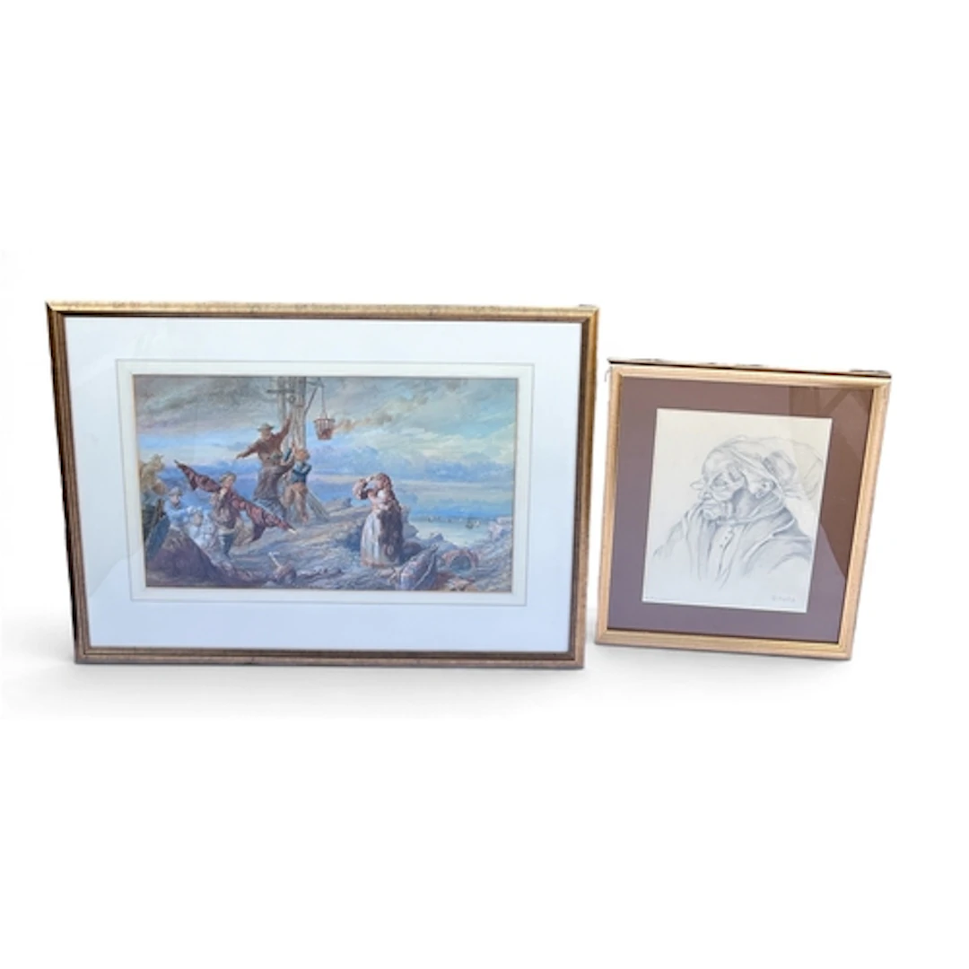 FRANK BERNARD (BRITISH, 19TH CENTURY): THE RAISING OF THE LI...
