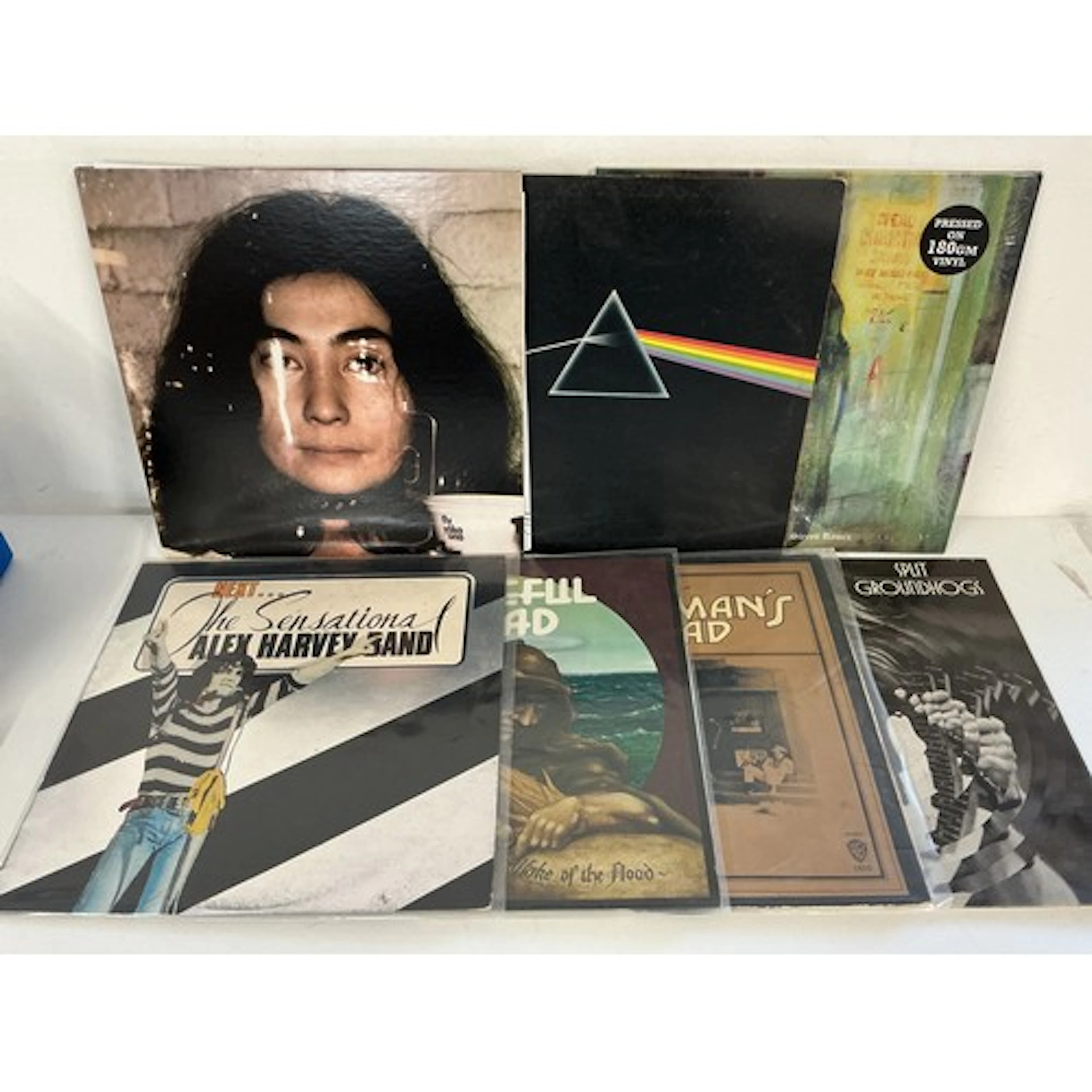 Seven prog rock and experimental LPs by various artists incl...