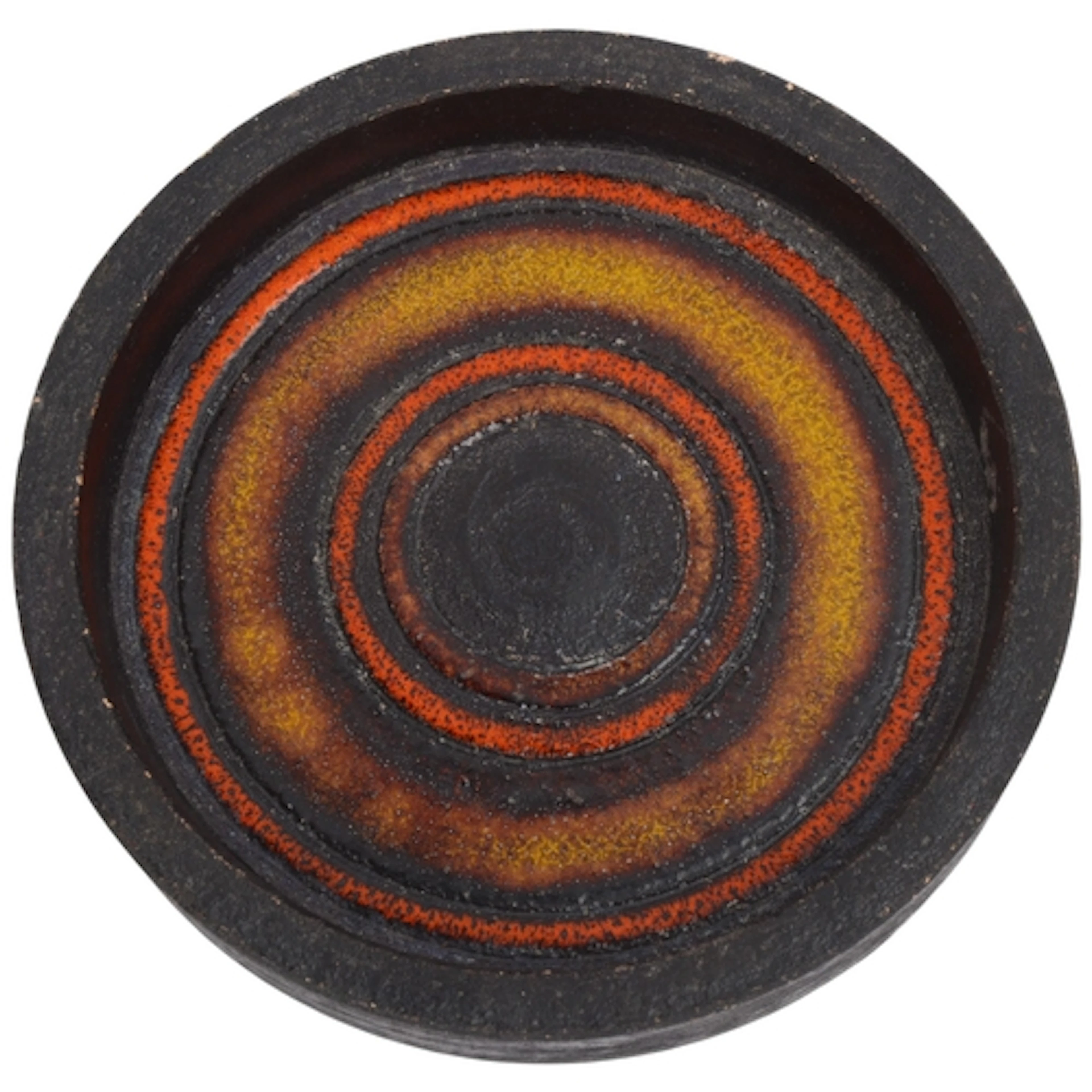 A mid 20th century ceramic dish in the style of Bitossi, Itl...