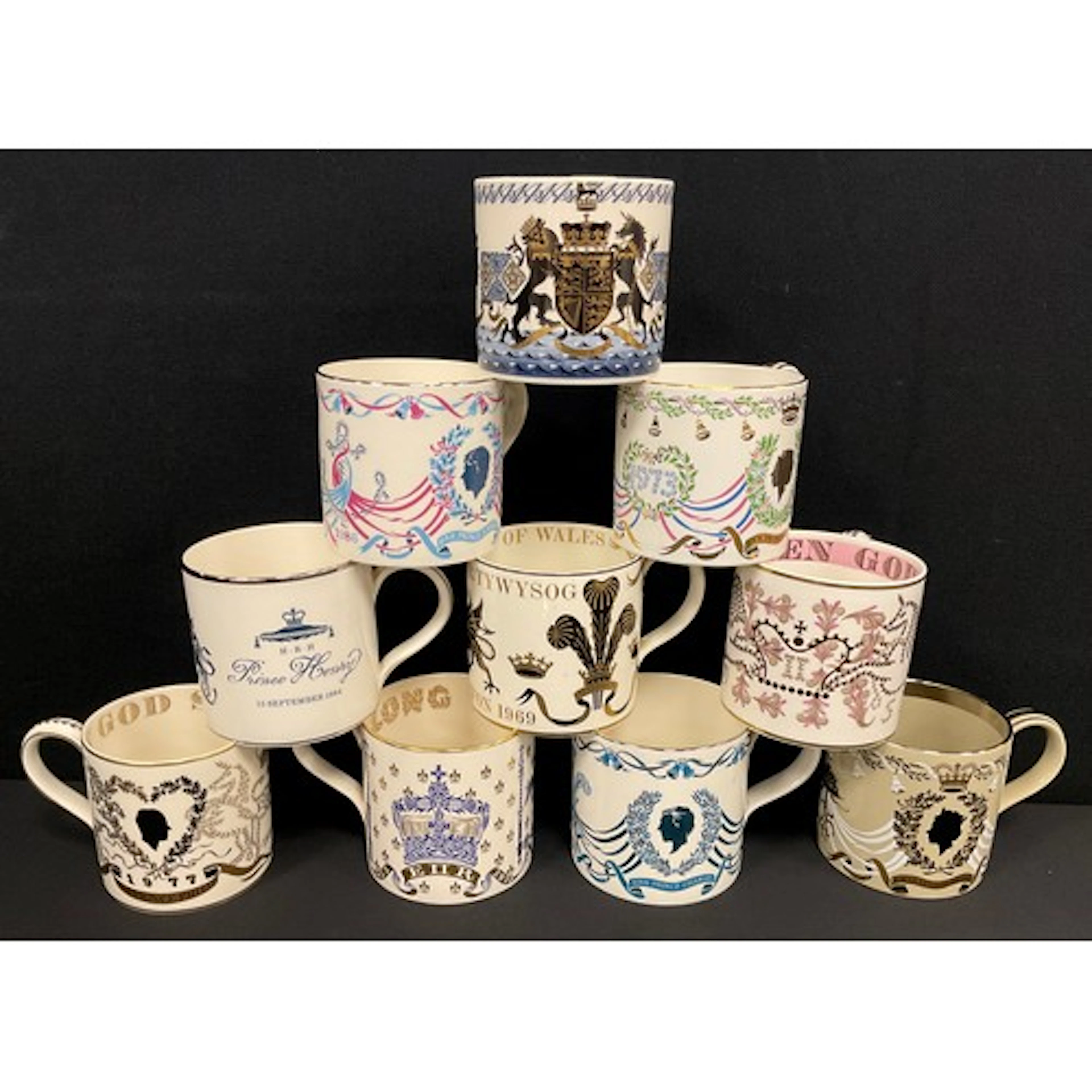 Richard Guyatt for Wedgwood - Prince Charles investiture mug...