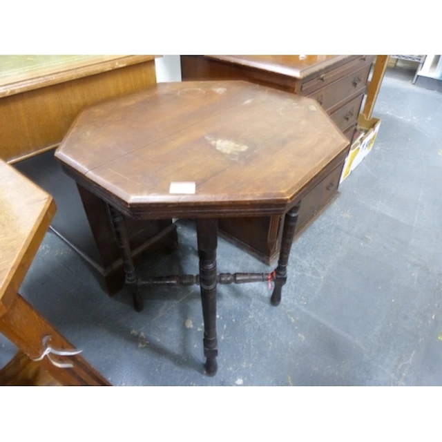Two tier Victorian mahogany occasional table.