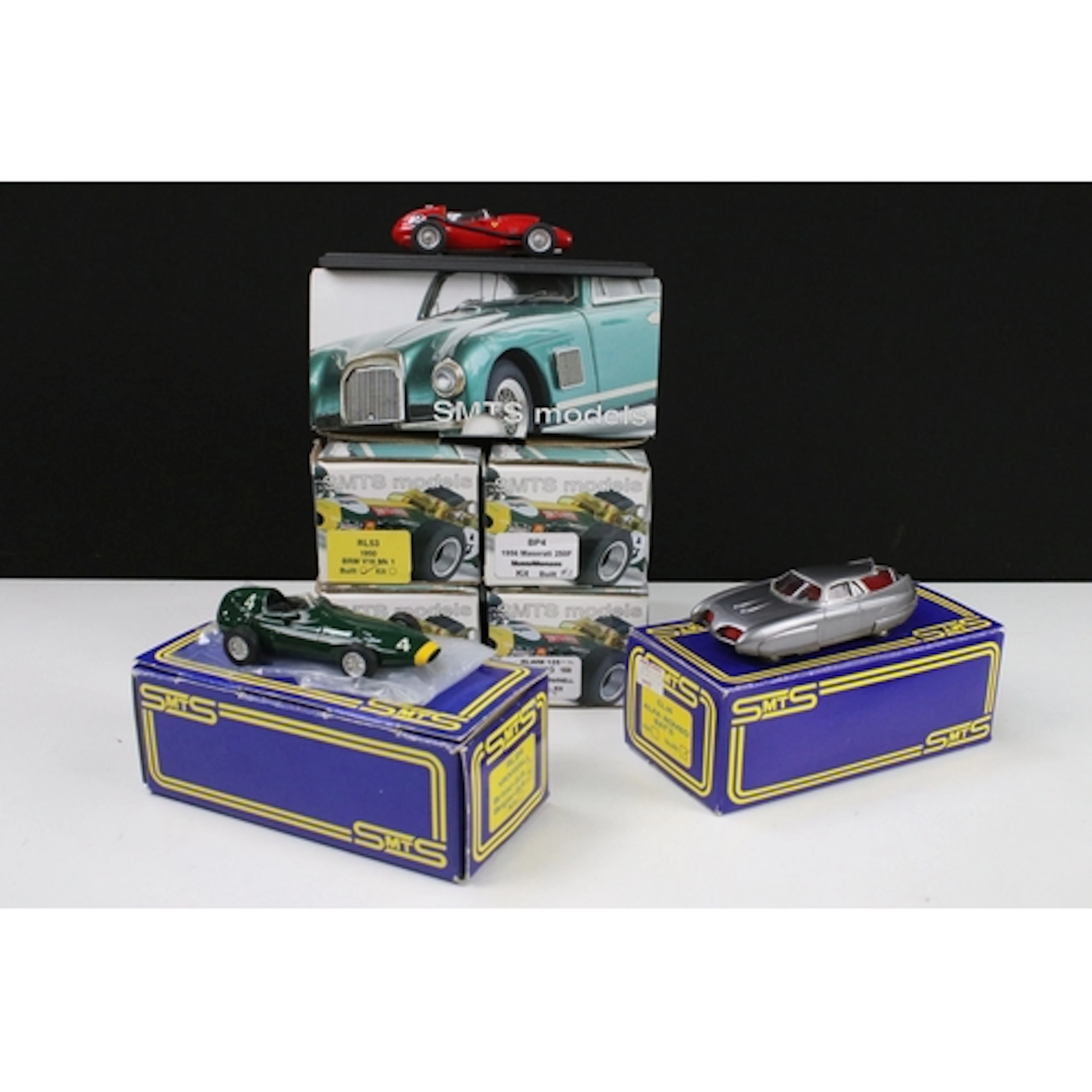 Seven boxed SMTS kit built diecast models to include RL24 Va...