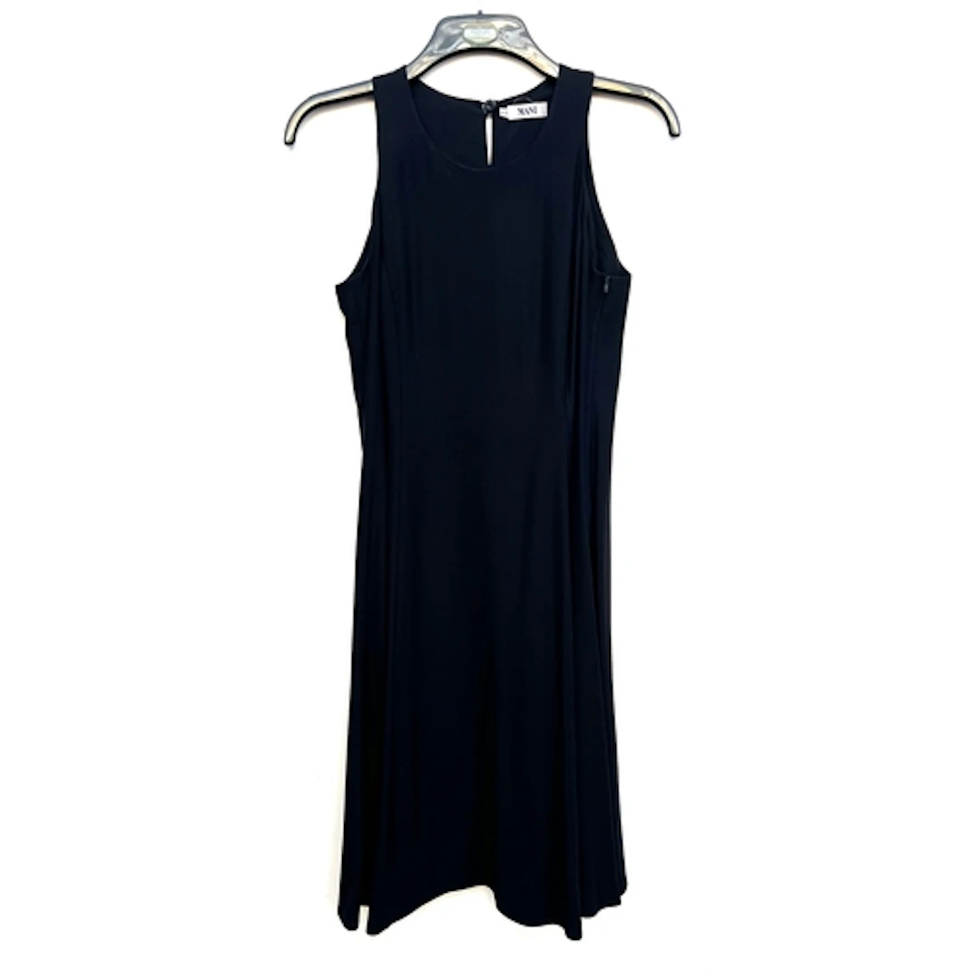 A Max Mara black and white floral silk sleeveless dress, siz...