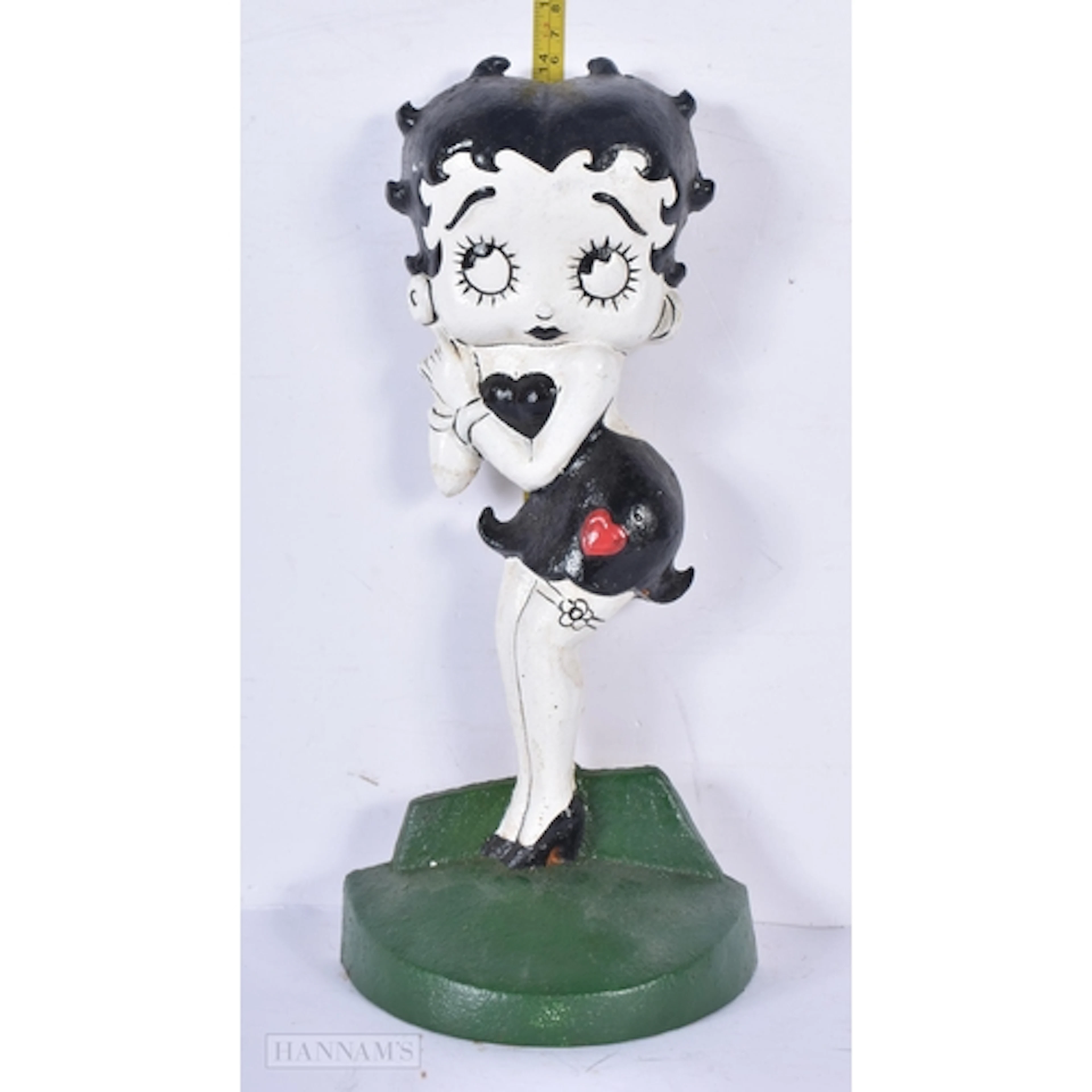 A cast iron Betty Boop 36cm