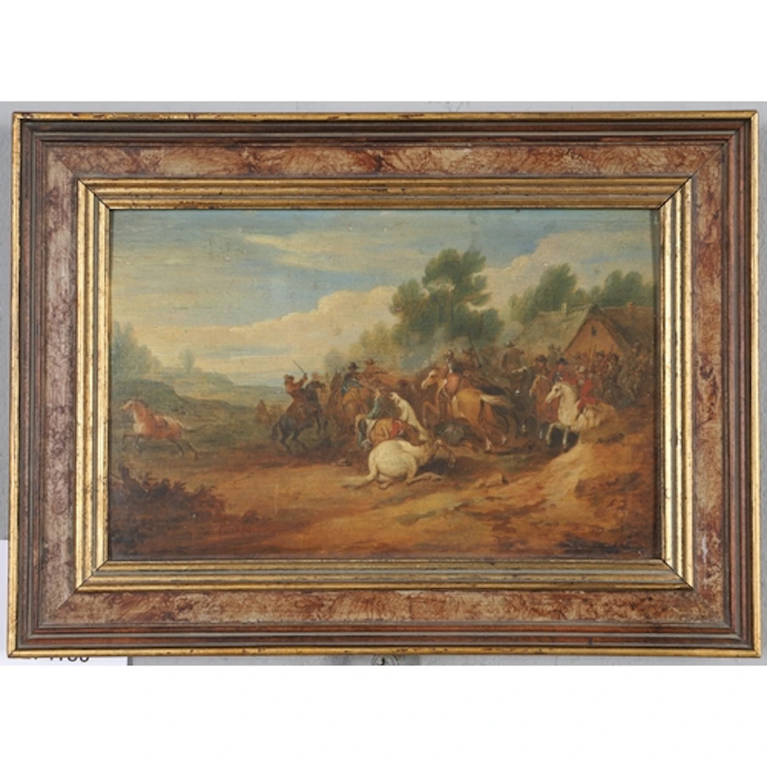 CIRCLE OF LOUIS-NICOLAS VAN BLARENBERGHE (1716-1794). BATTLE...