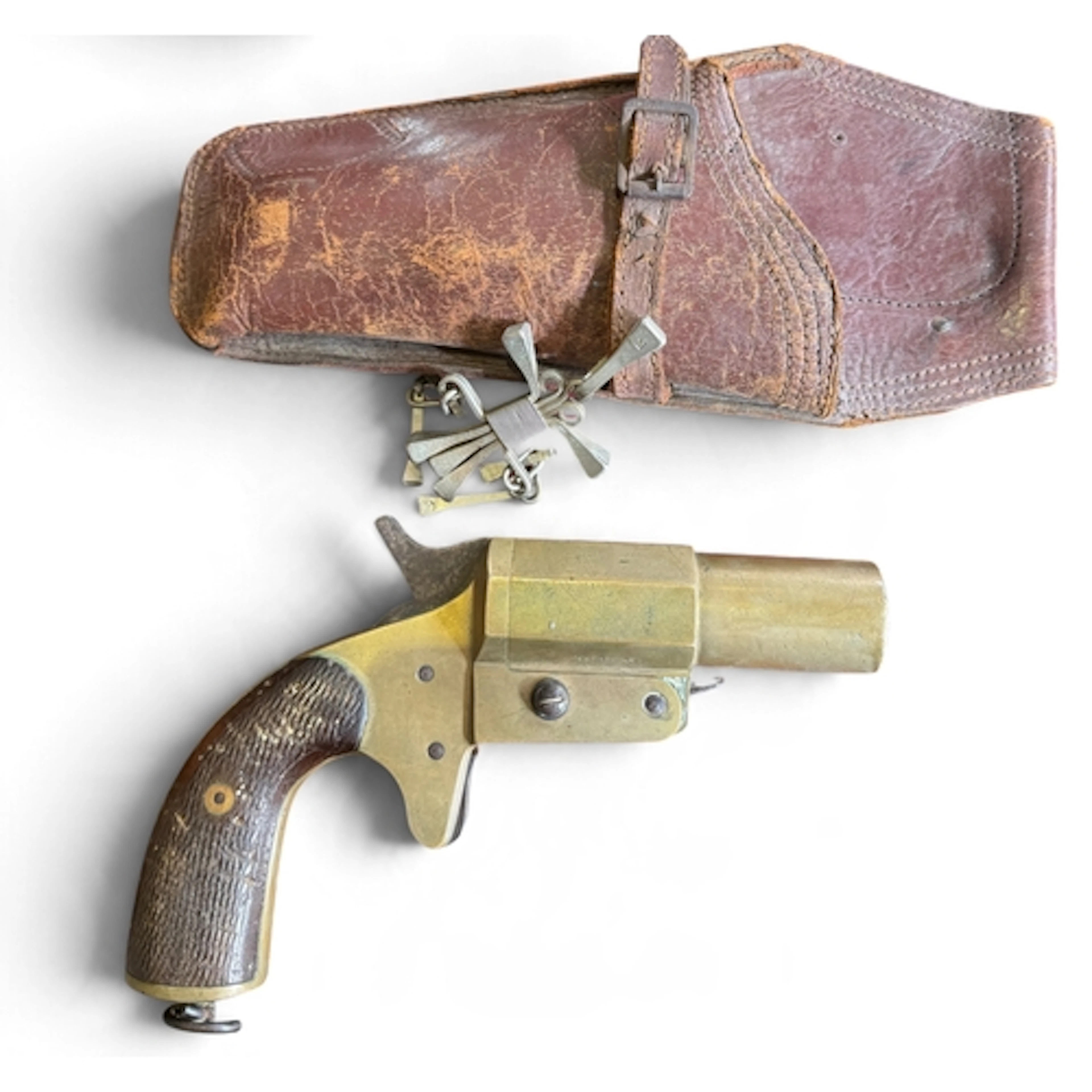 A FRENCH WWI FLARE GUN BY CHOBERT PARIS 16 Rue Lafayette....