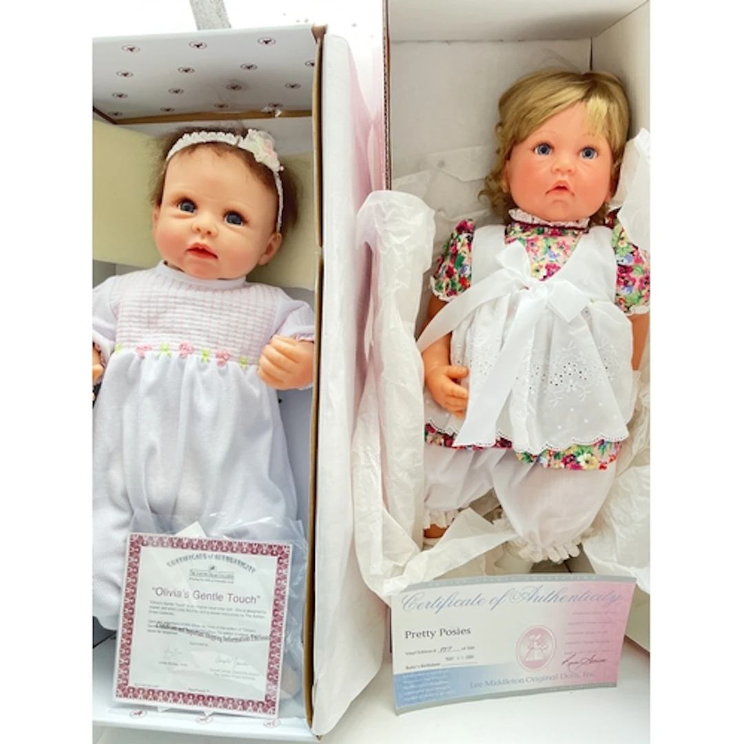 A Boxed Ashton-Drake Galleries Dolls And A Lee Middleton Dol...