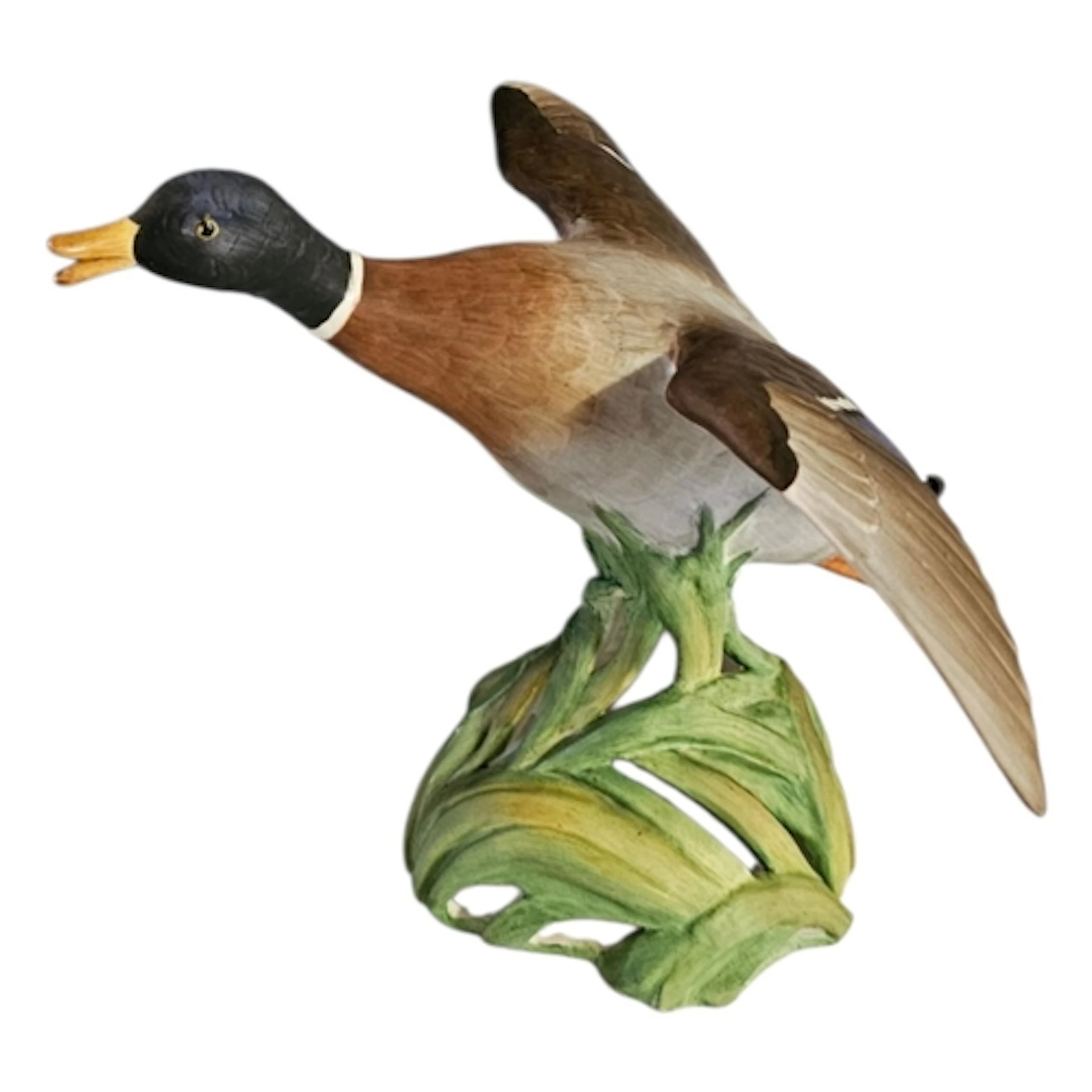 SPODE, MALLARD RISING, A VINTAGE FINE BONE CHINA HAND PAINTE...
