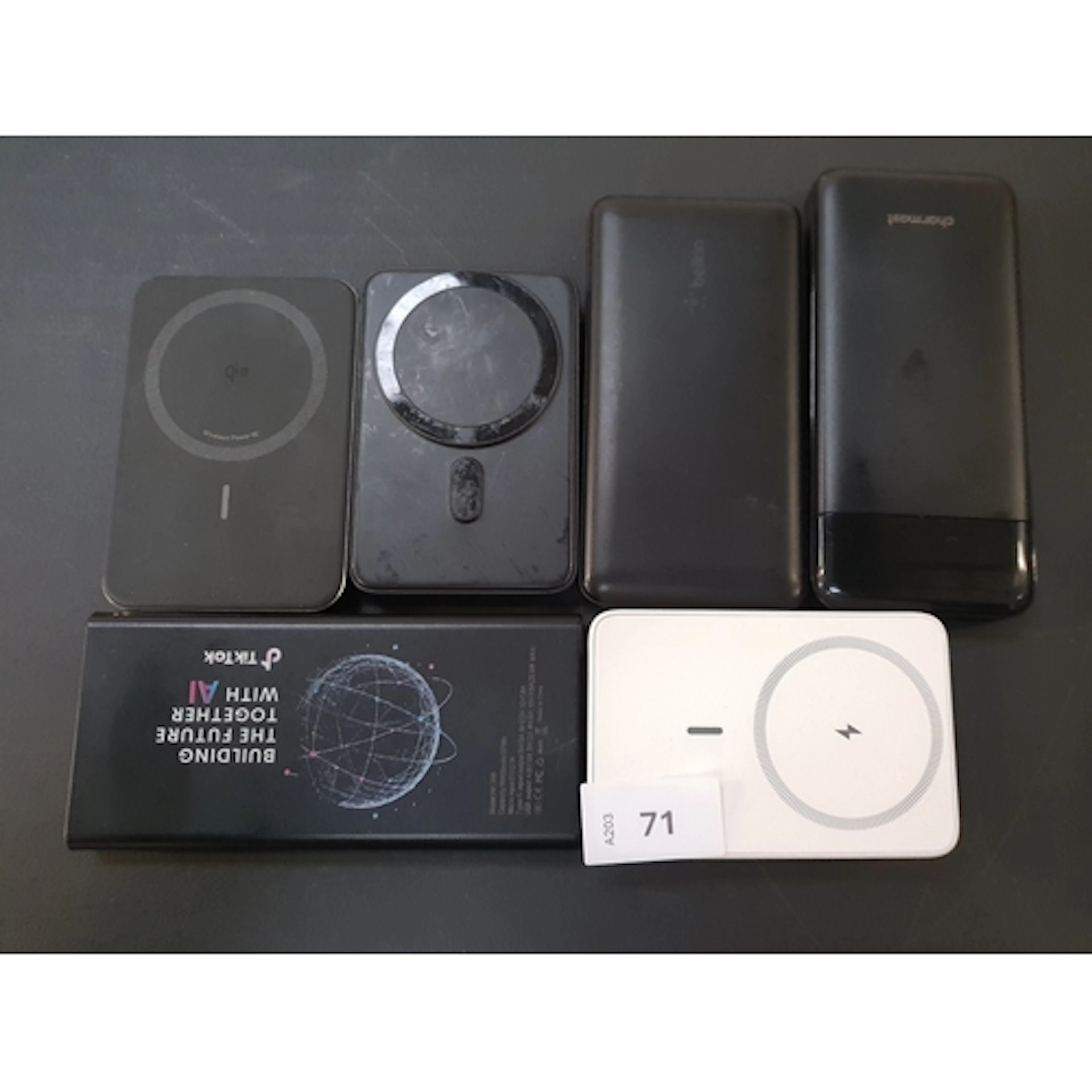 SIX POWER BANKS including Belkin