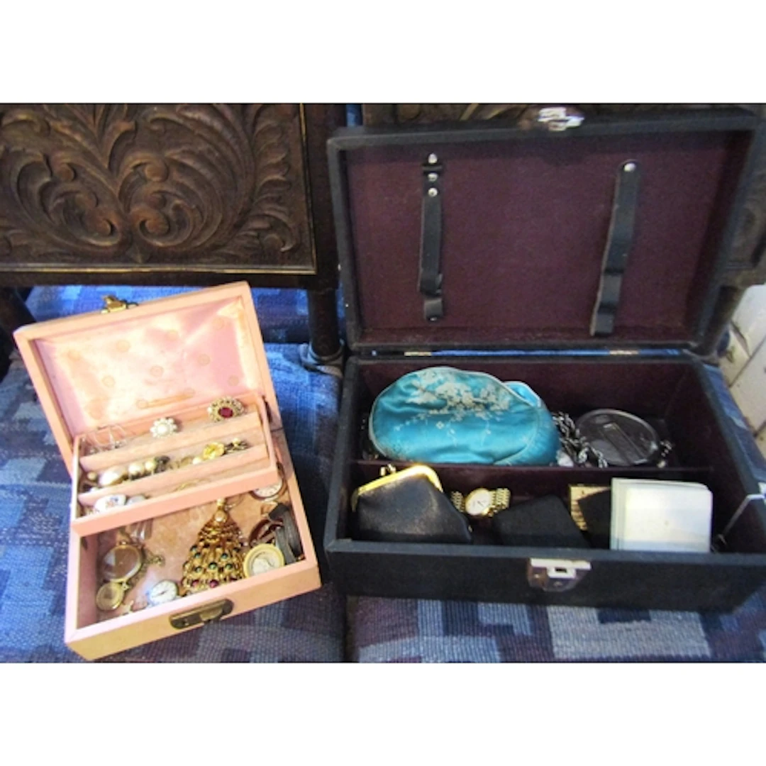 Collection of Various Costume Jewellery with Two Jewellery B...