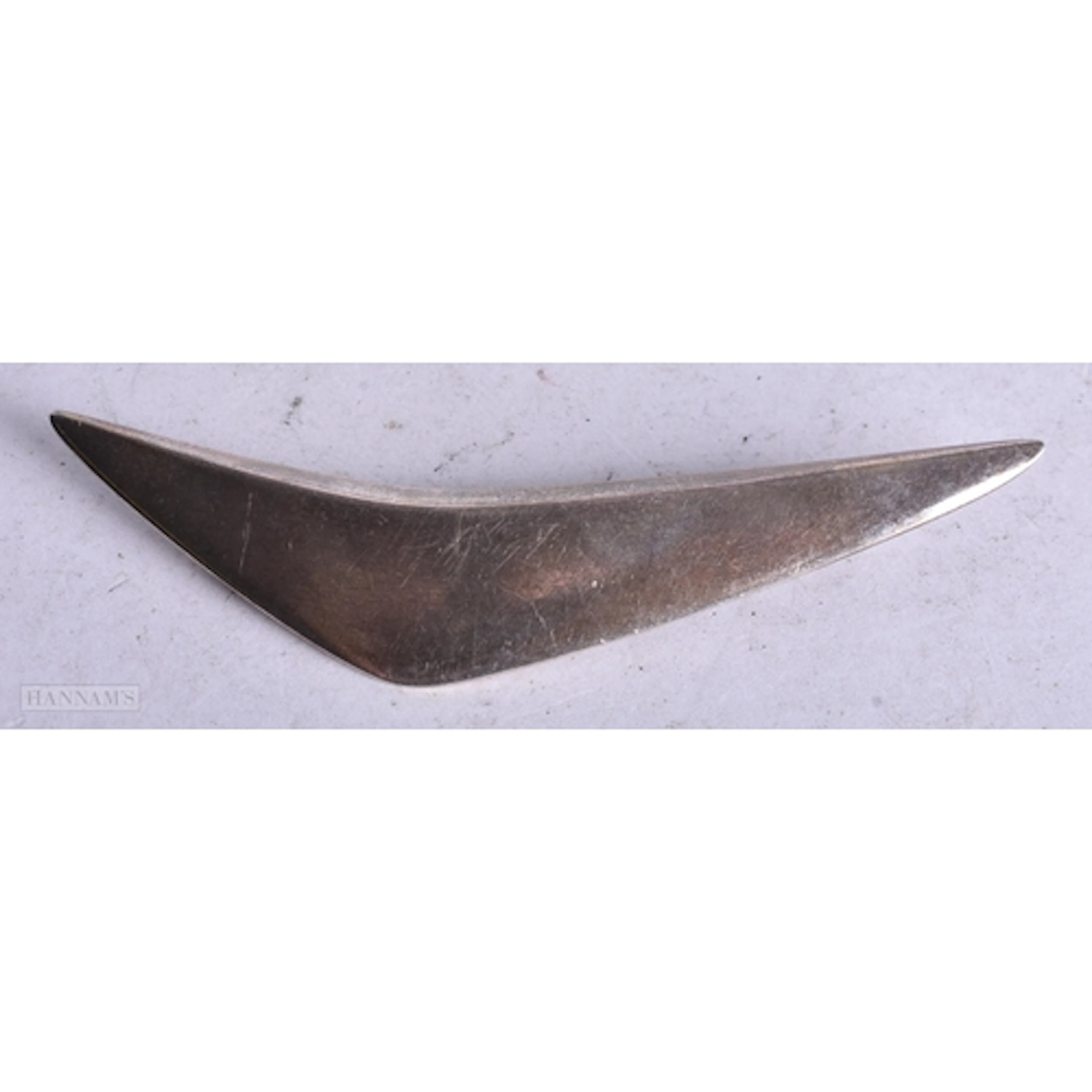 George Jensen Sterling Silver Brooch (13g). 7.75 cm wide.