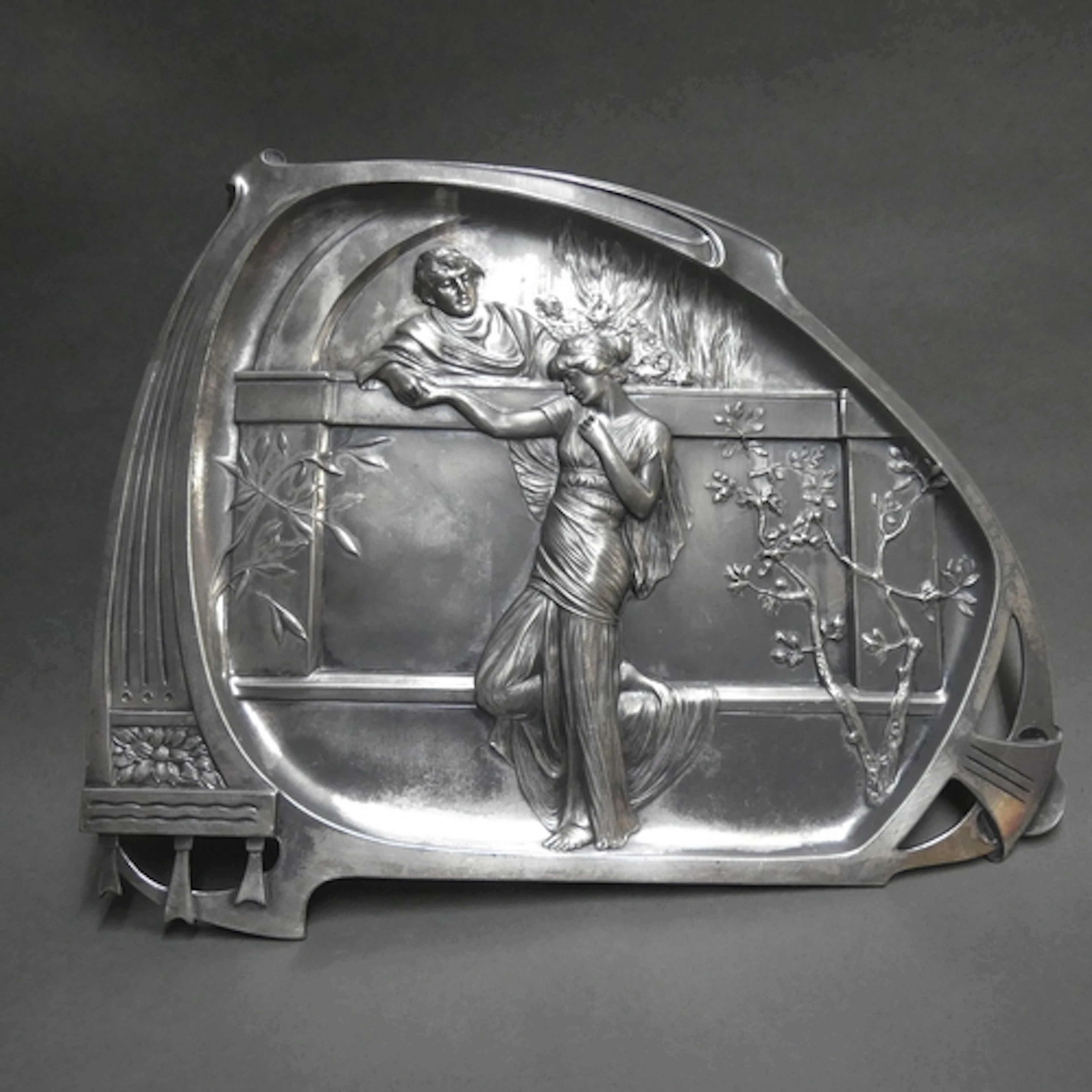 Albert Köhler - An Austrian Art Nouveau asymmetrical pewter ...
