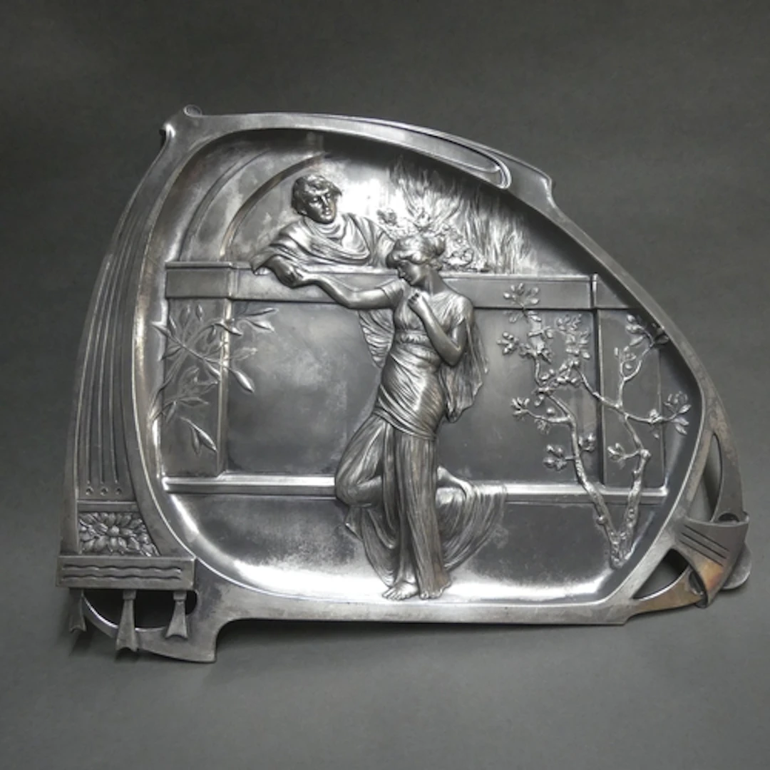Albert Köhler - An Austrian Art Nouveau asymmetrical pewter ...