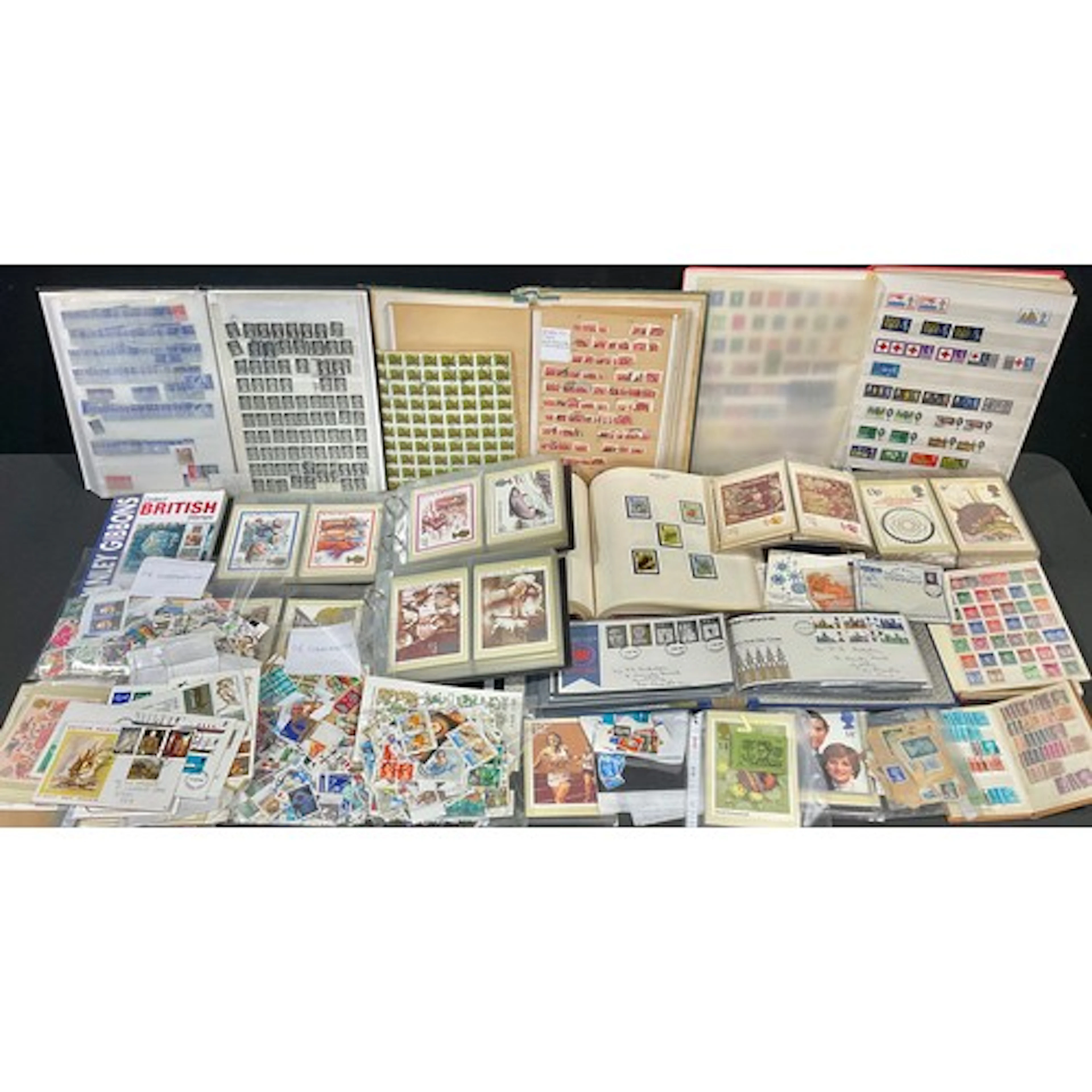 Stamps - Large box of GB stamps, covers, etc