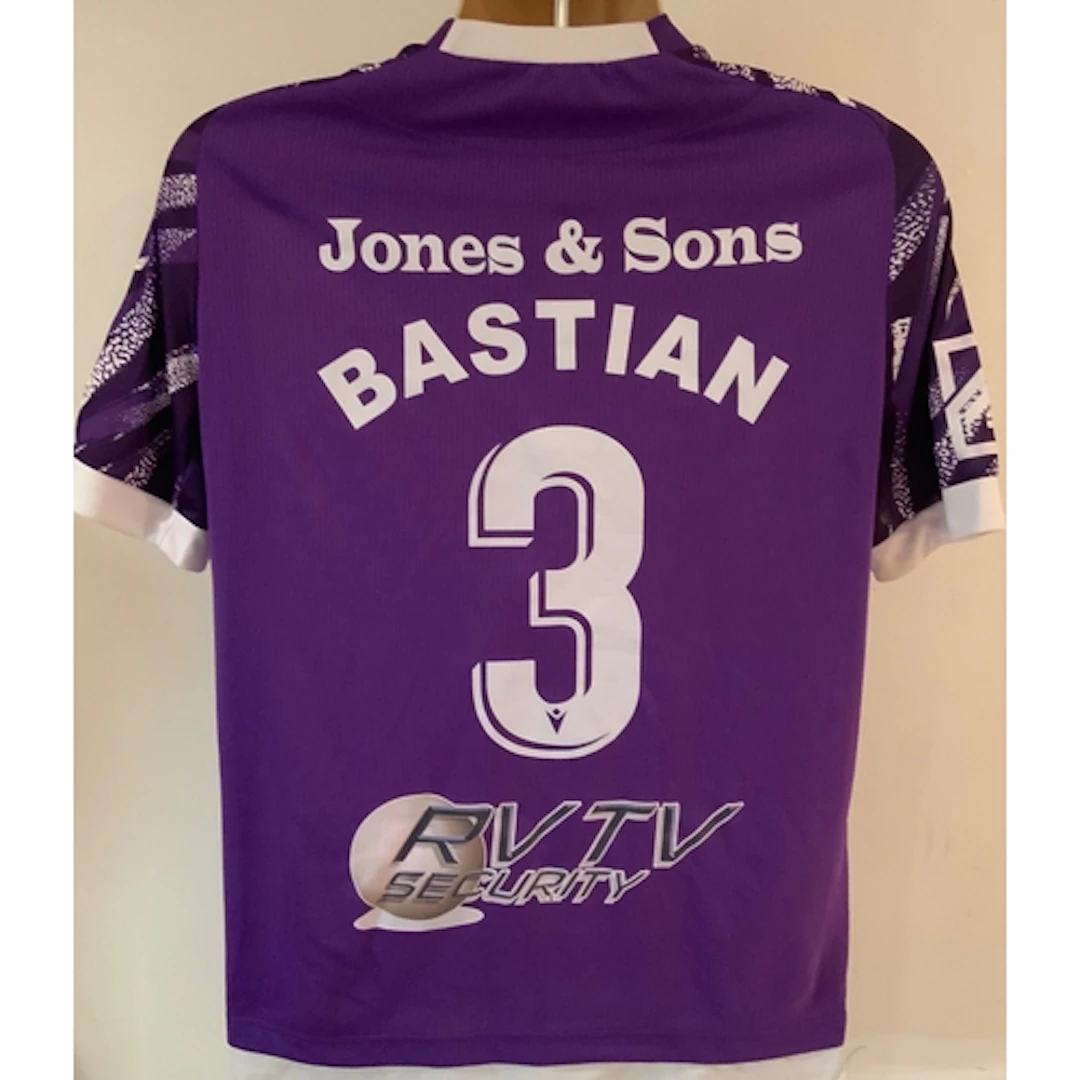 Enfield 2023 Match Worn Football Shirt: Neil Butterfield tes...