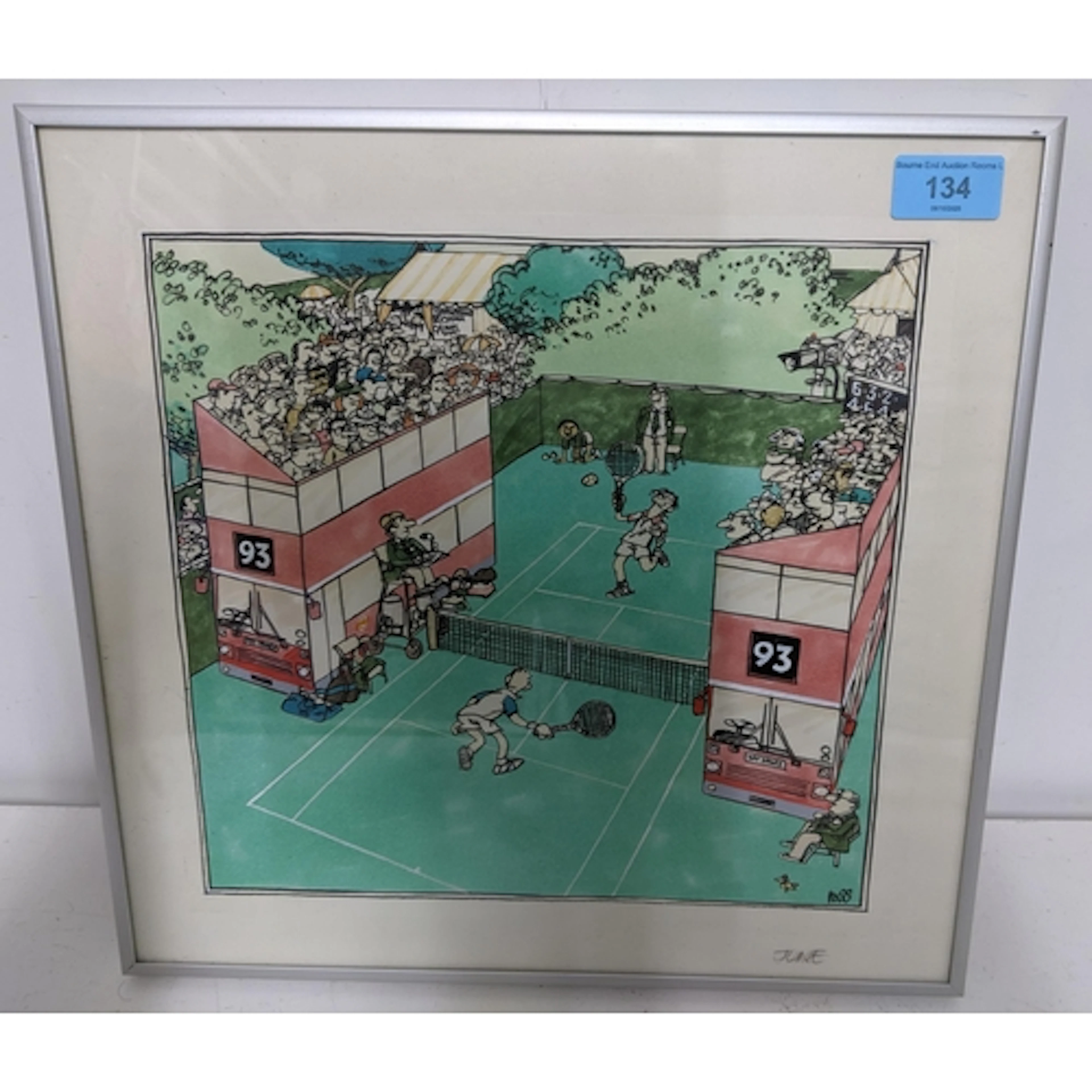 Ross Thomson (Cartoonist b1938) - June - original pen and in...