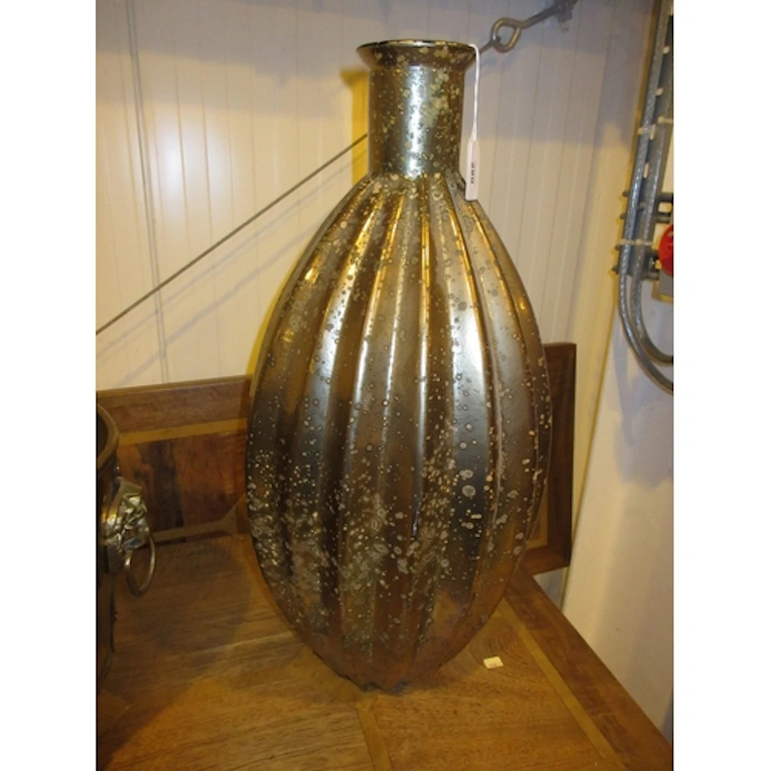 Antique Style Glass Bottle Vase, 57cm