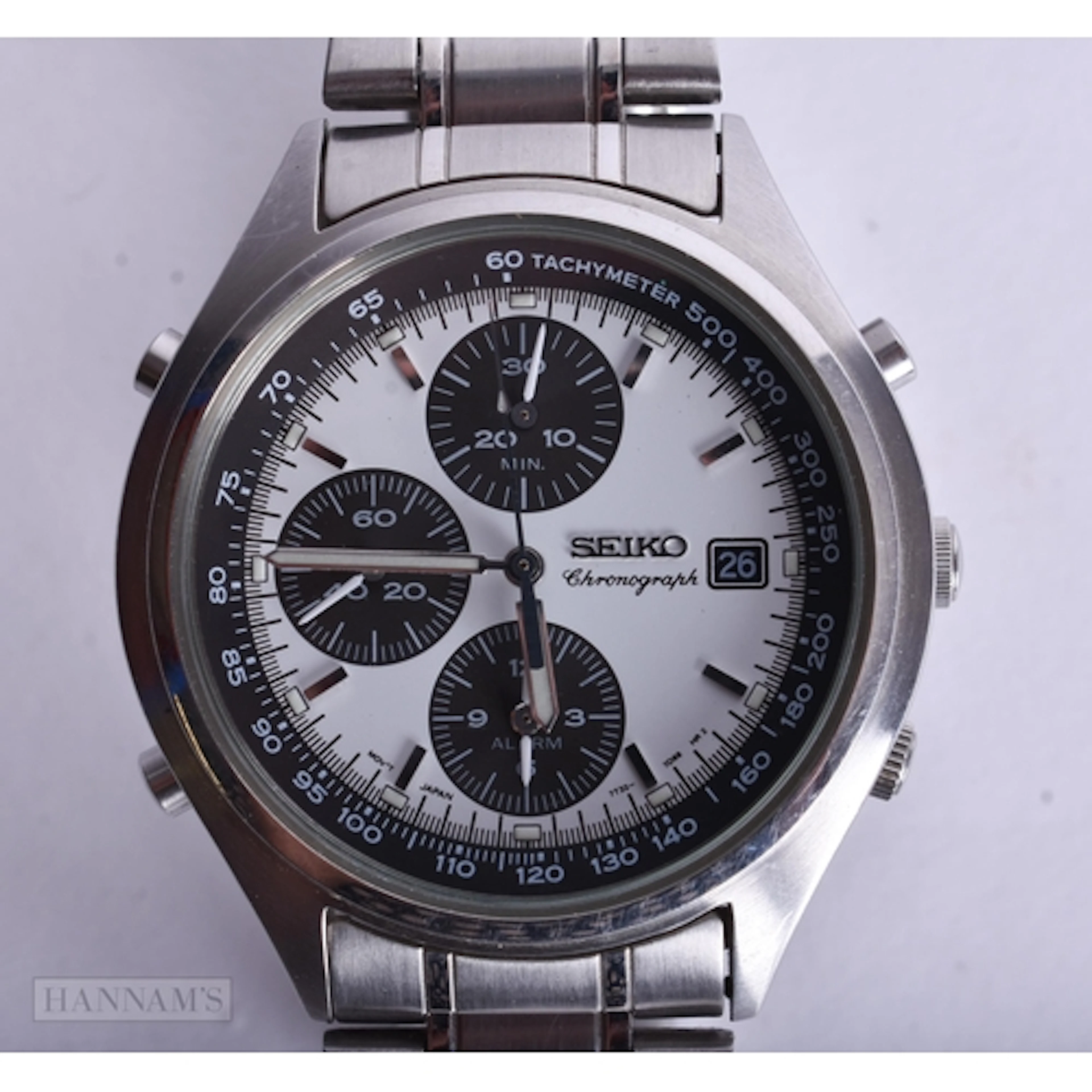 A Vintage Seiko Panda Chronograph. Not working. 4.1cm incl...