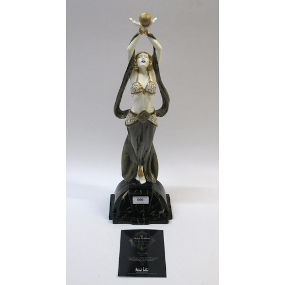 Royal Doulton Art Deco Collection figure, ' Wisdom', HN4166,...
