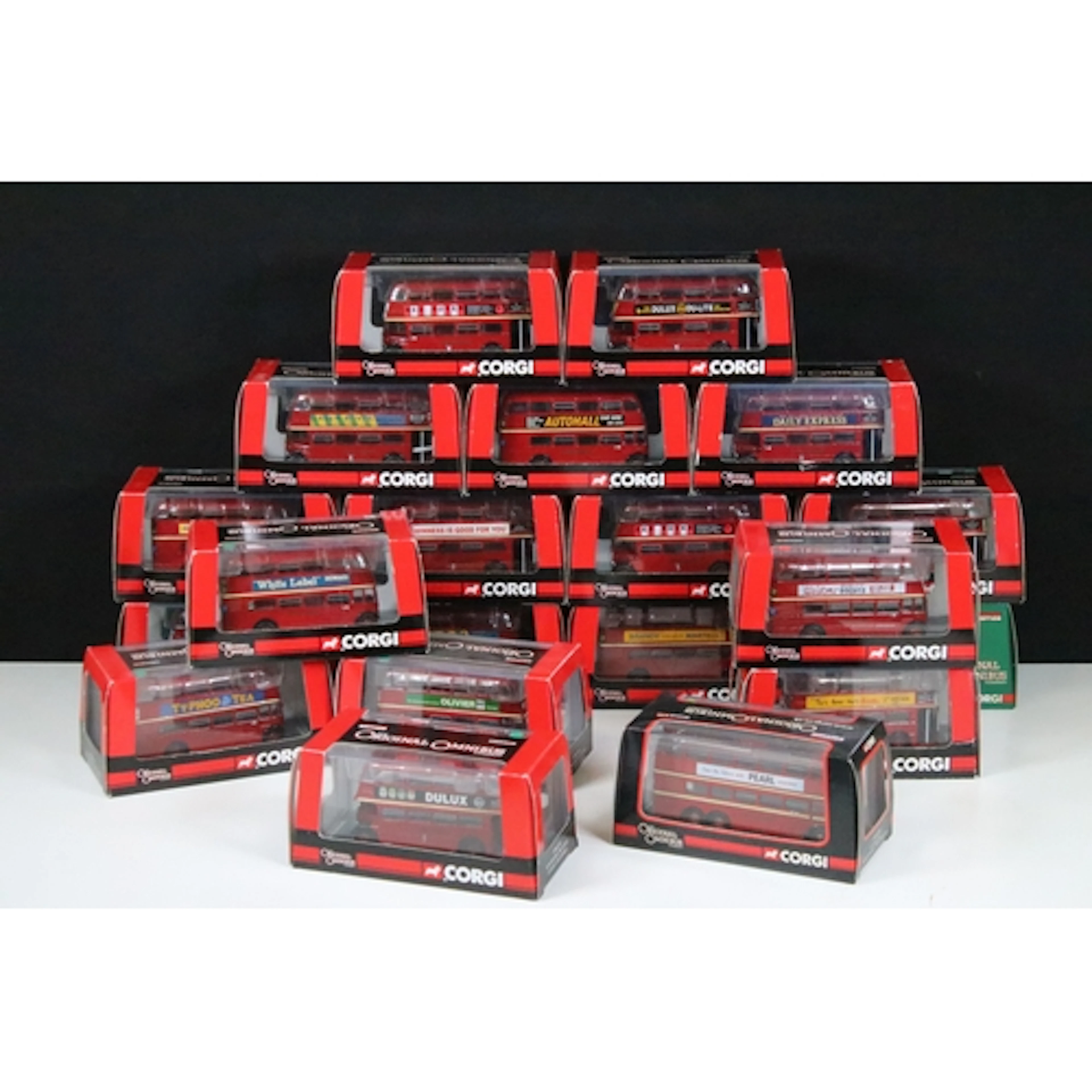 20 Boxed / cased Corgi Original Omnibus Limited Edition diec...