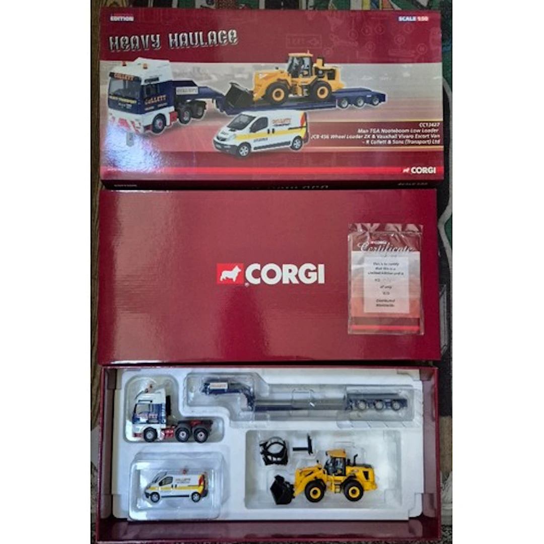 A Corgi limited edition 1/50 scale CC13427 Heavy Haulage Man...