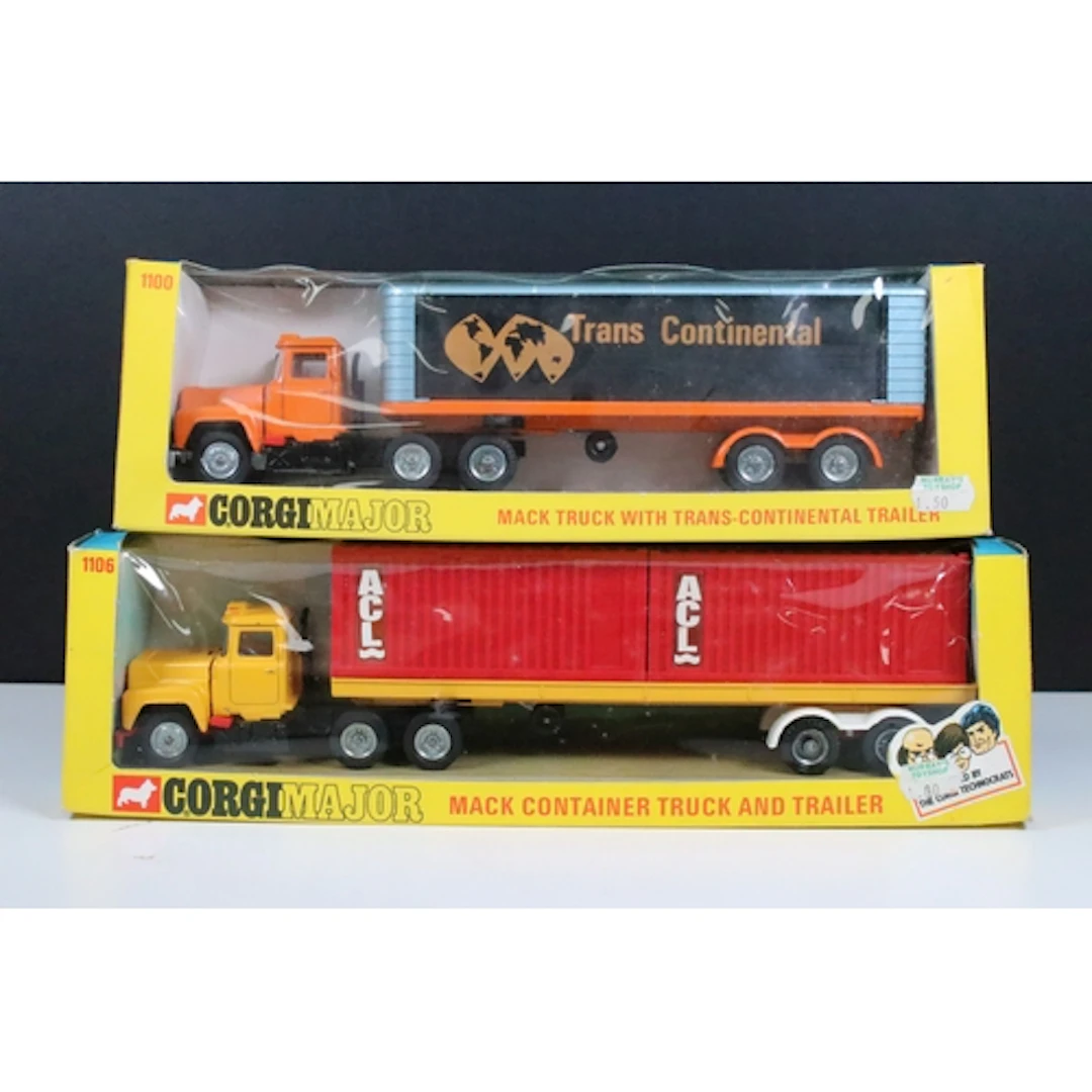 Two boxed Corgi Major diecast models to include 1100 Mack Tr...