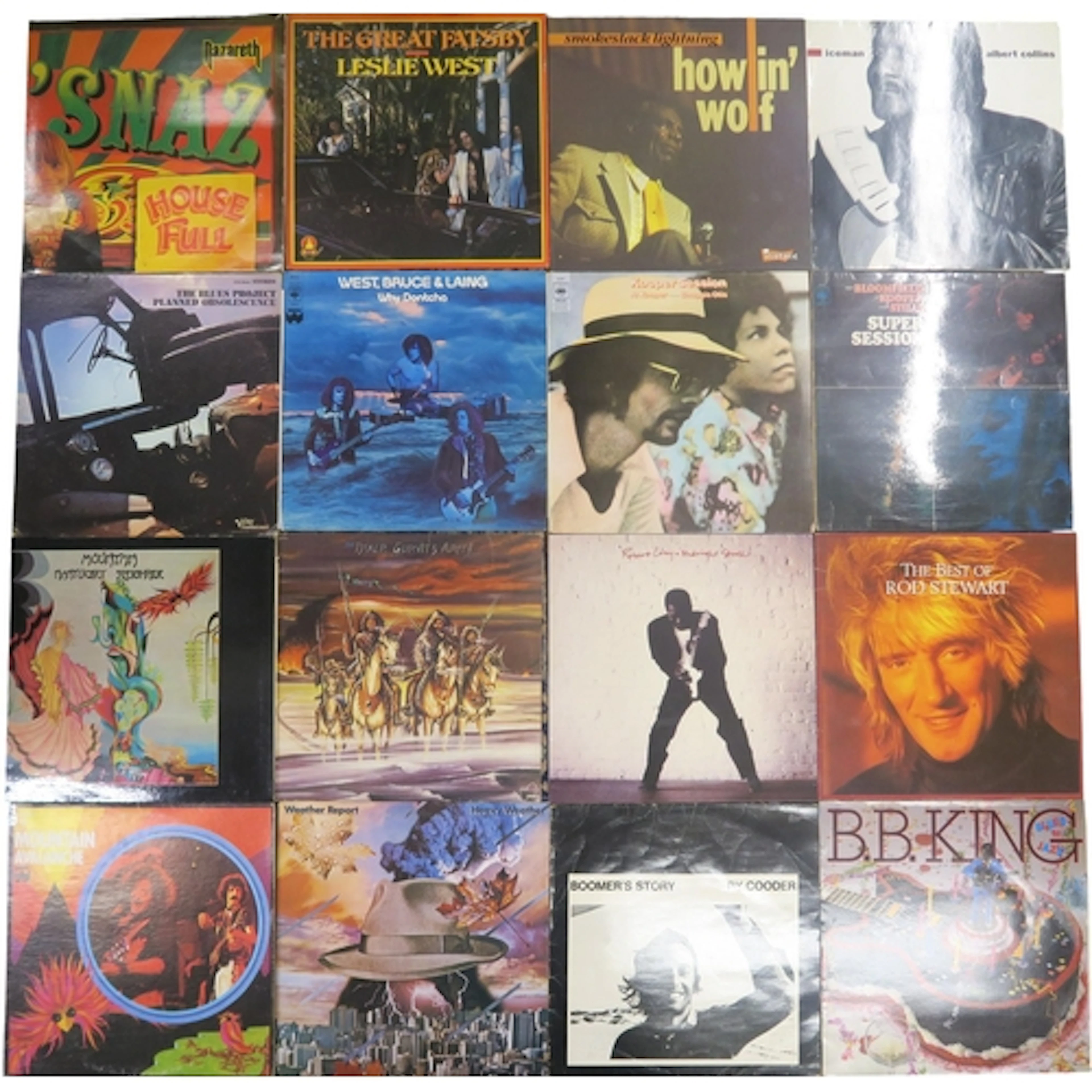 BLUES ROCK, CLASSIC ROCK & HARD ROCK A collection of pre...