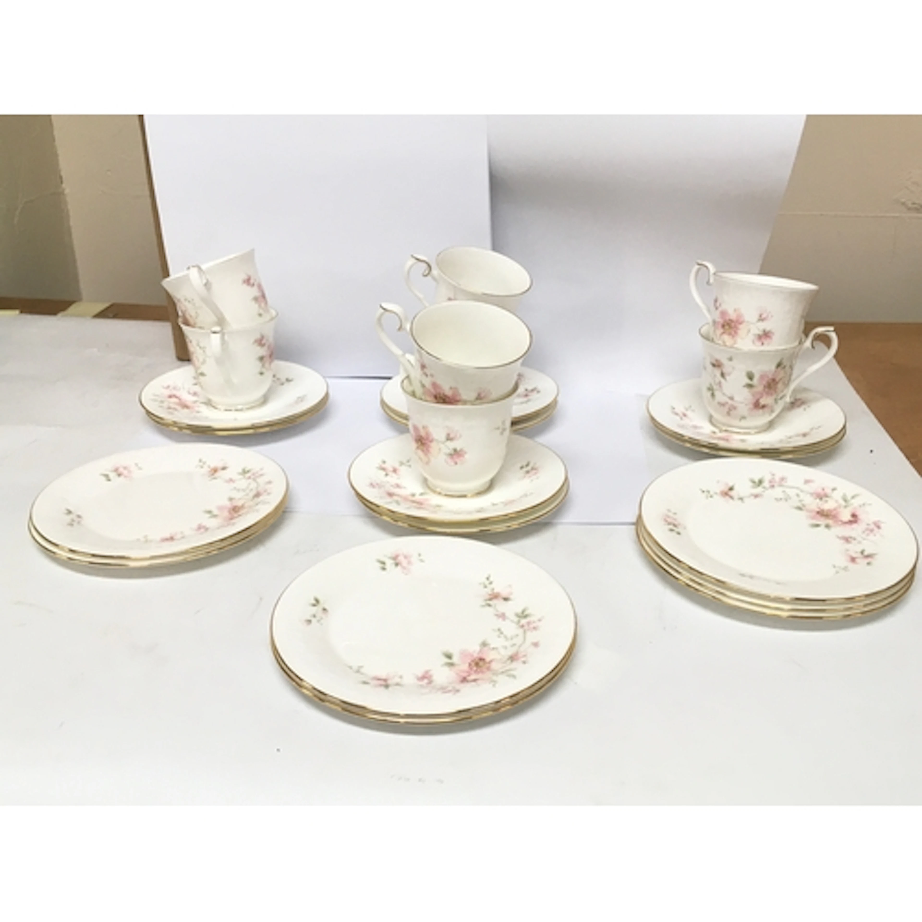 Royal Albert Tea Set. Includes various plates bowls, cups an...