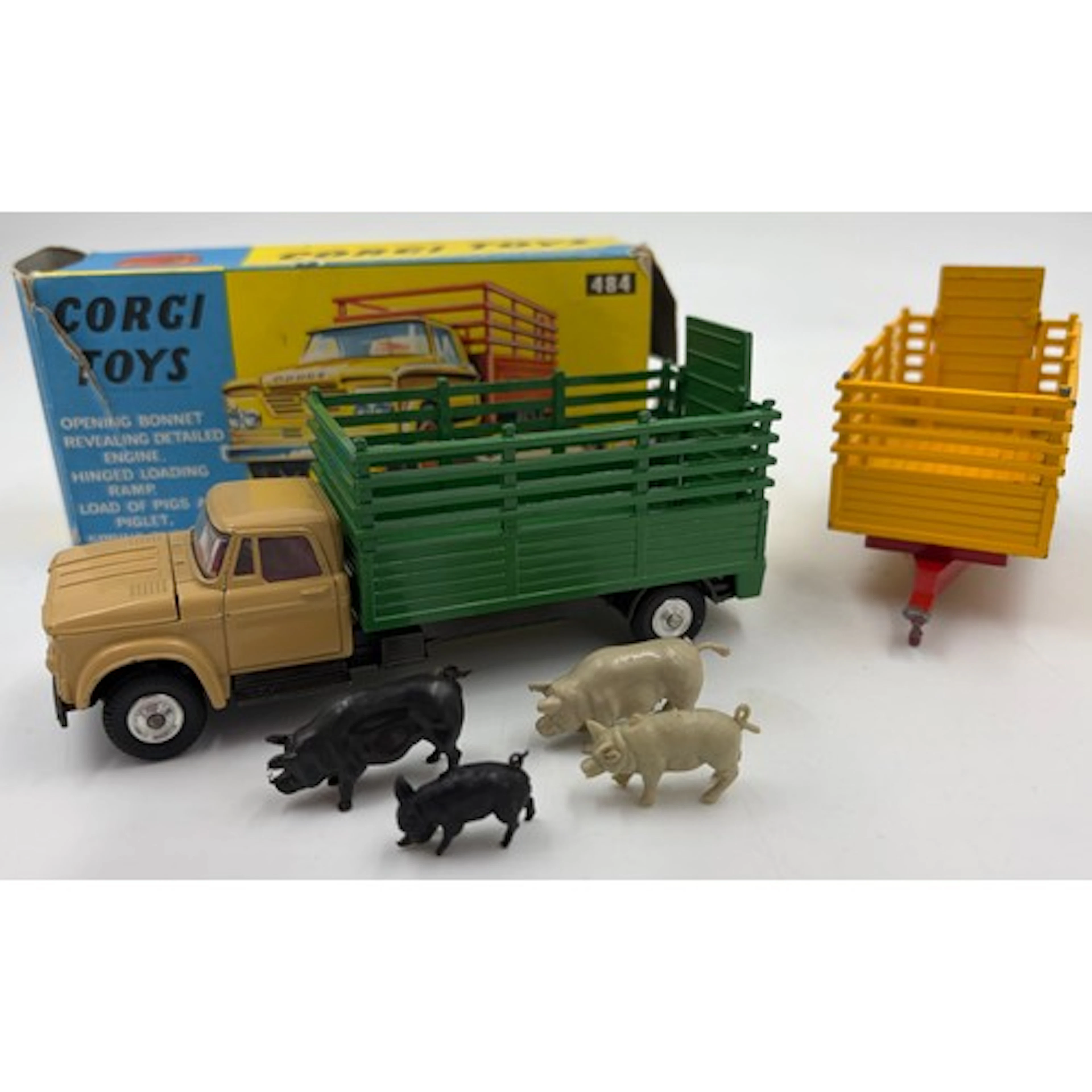 Corgi Toys Dodge 'Kew Fargo' livestock transporter 484 in or...