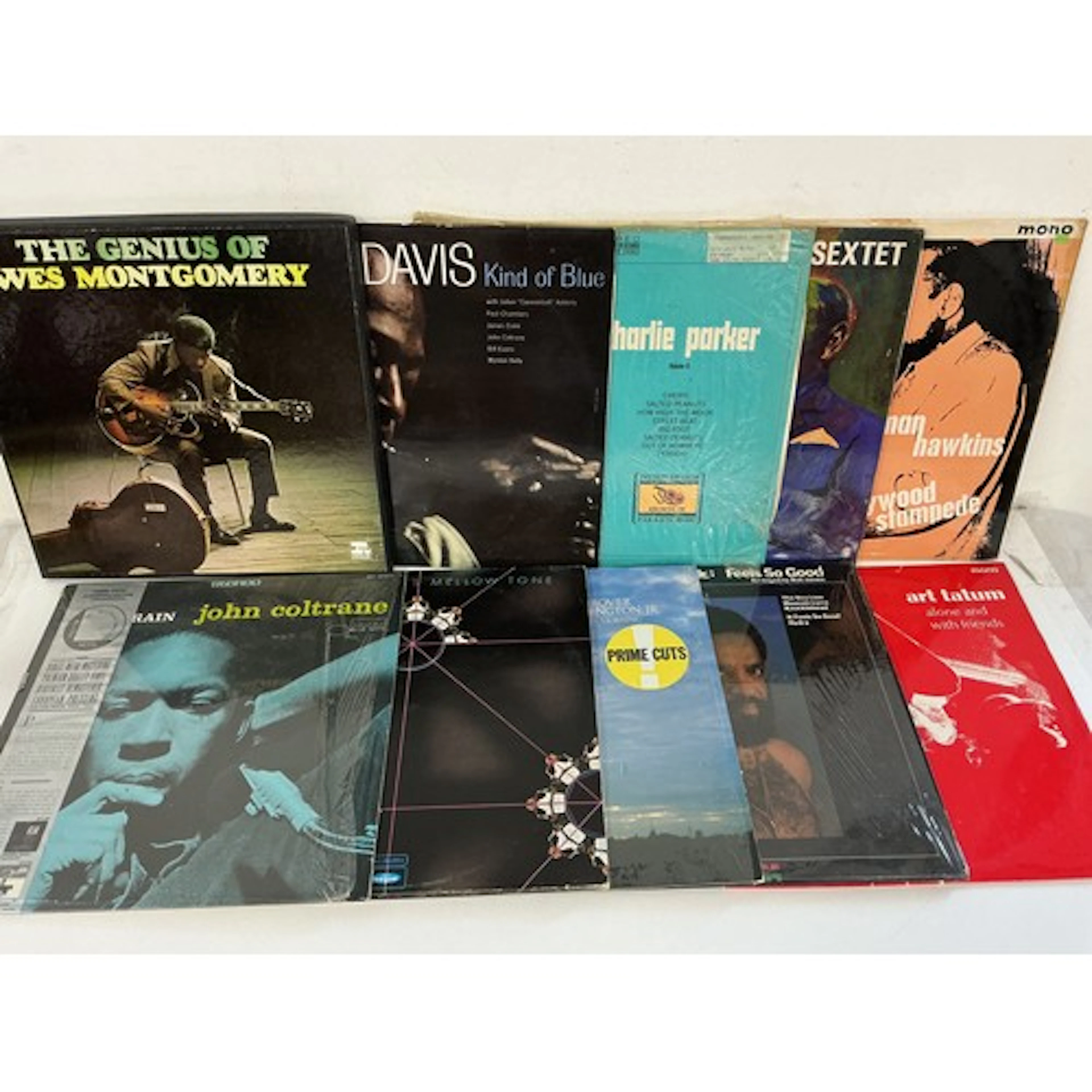 Ten jazz LPs by various artists including Miles Davis, John ...