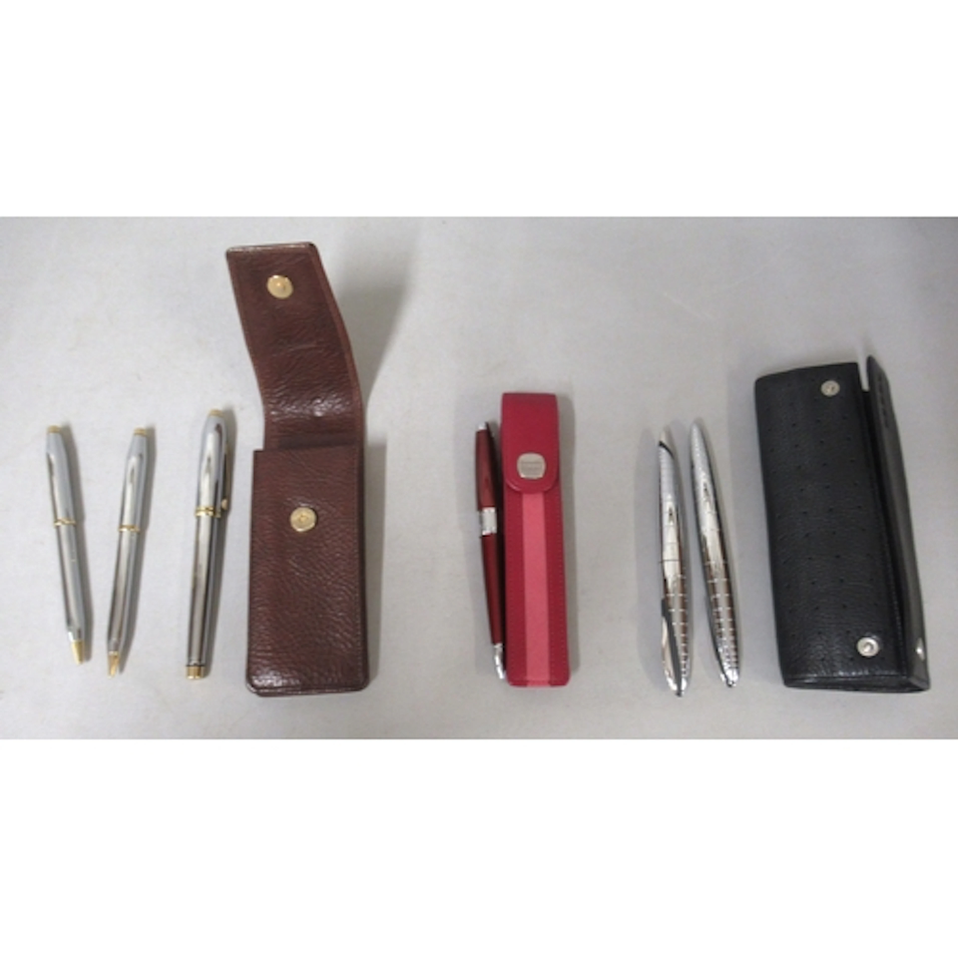 Cross three piece fountain pen, ballpoint pen and pencil set...