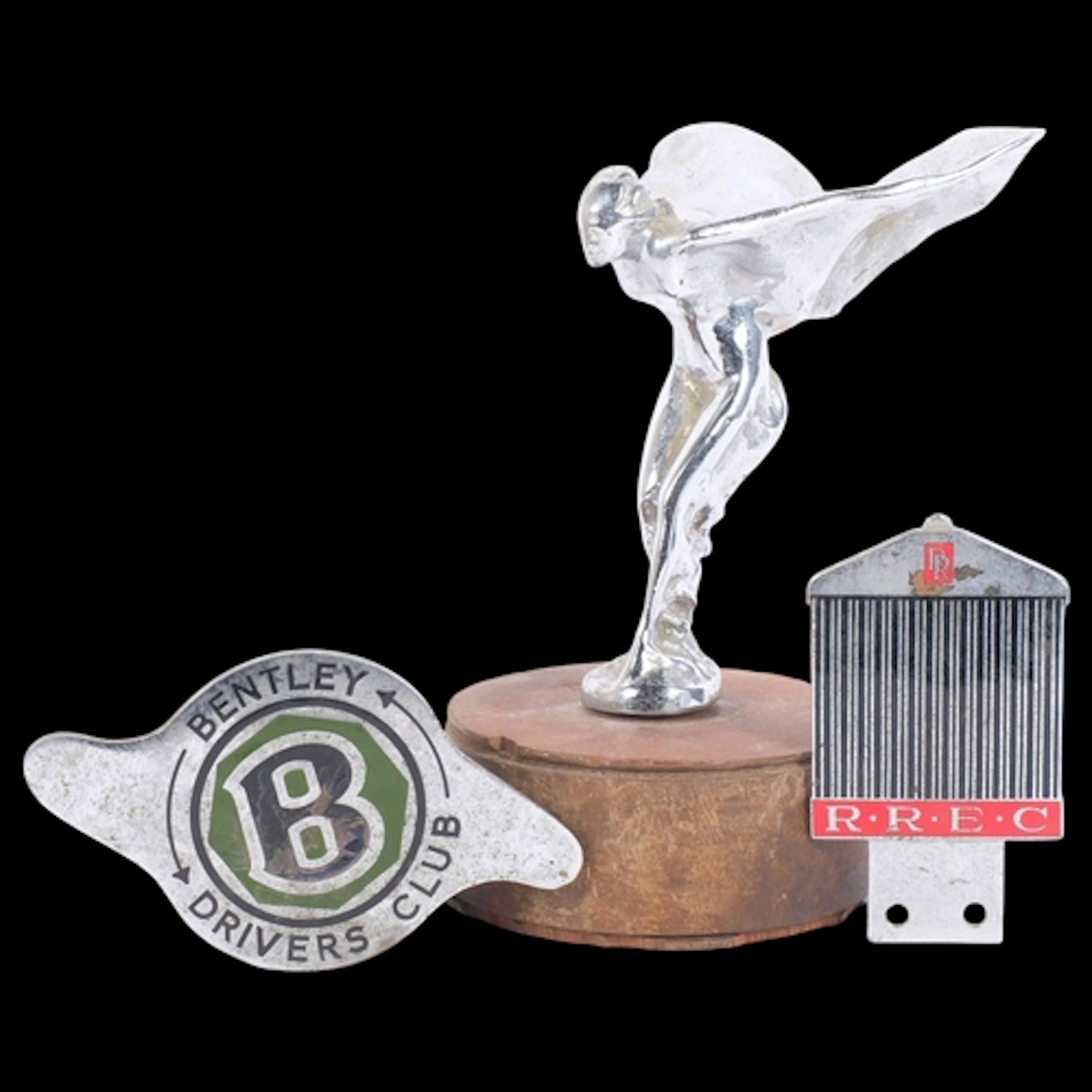MOTORING INTEREST - a chrome plate Spirit Of Ecstacy car mas...