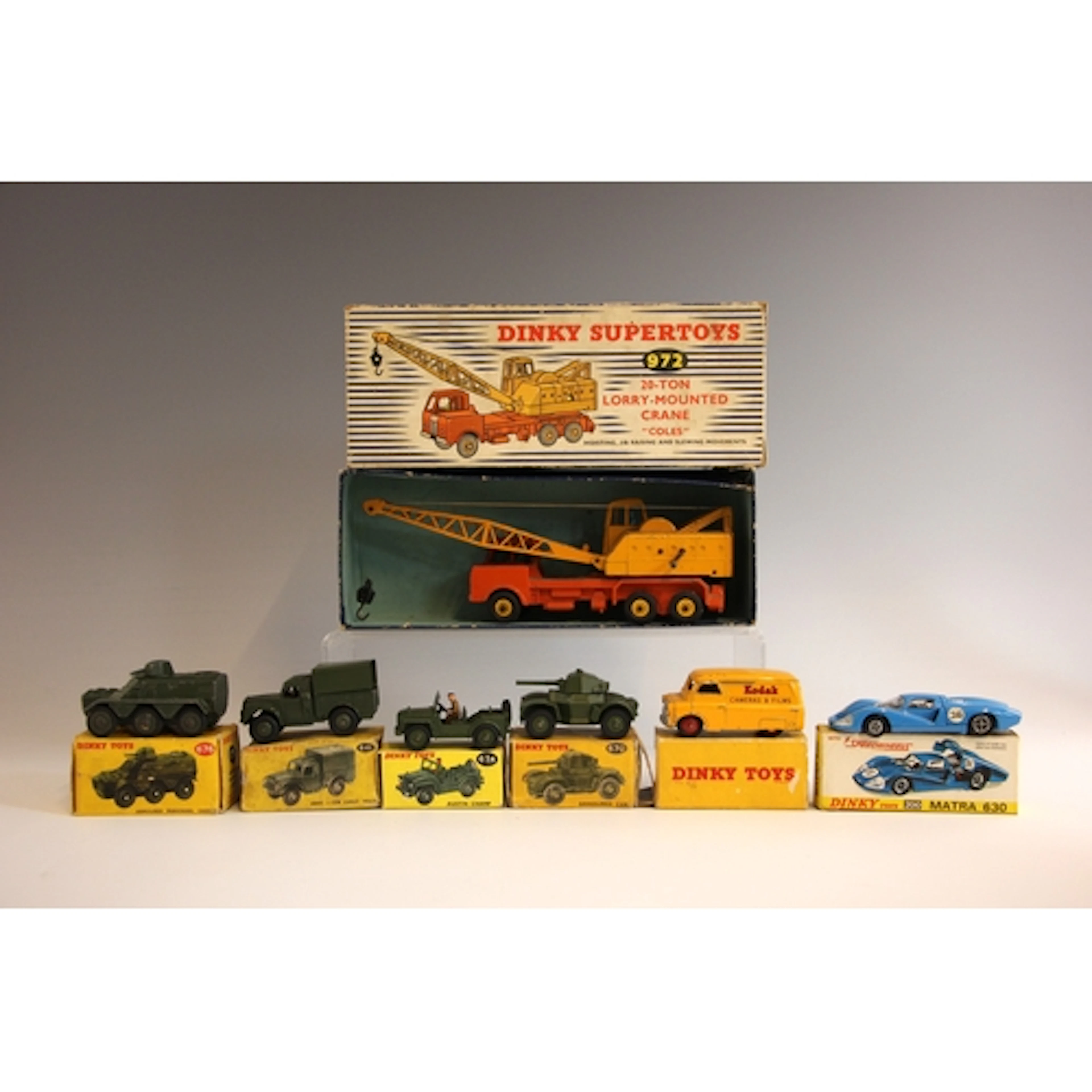 A quantity of die-cast model vehicles by Corgi, Dinky and ot...