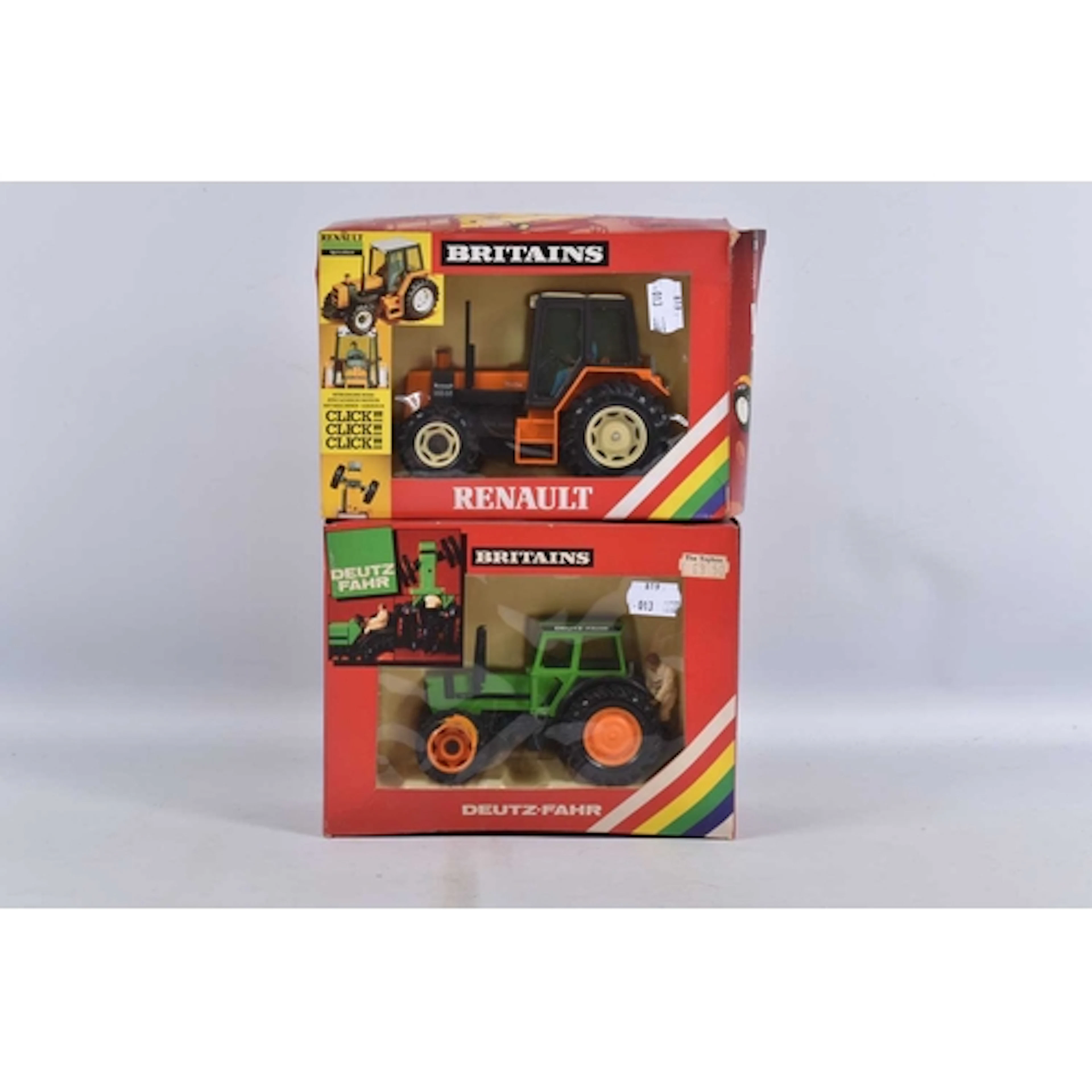 TWO BOXED BRITAINS DIE CAST 1:32 SCALE TRACTOR MODELS, compr...