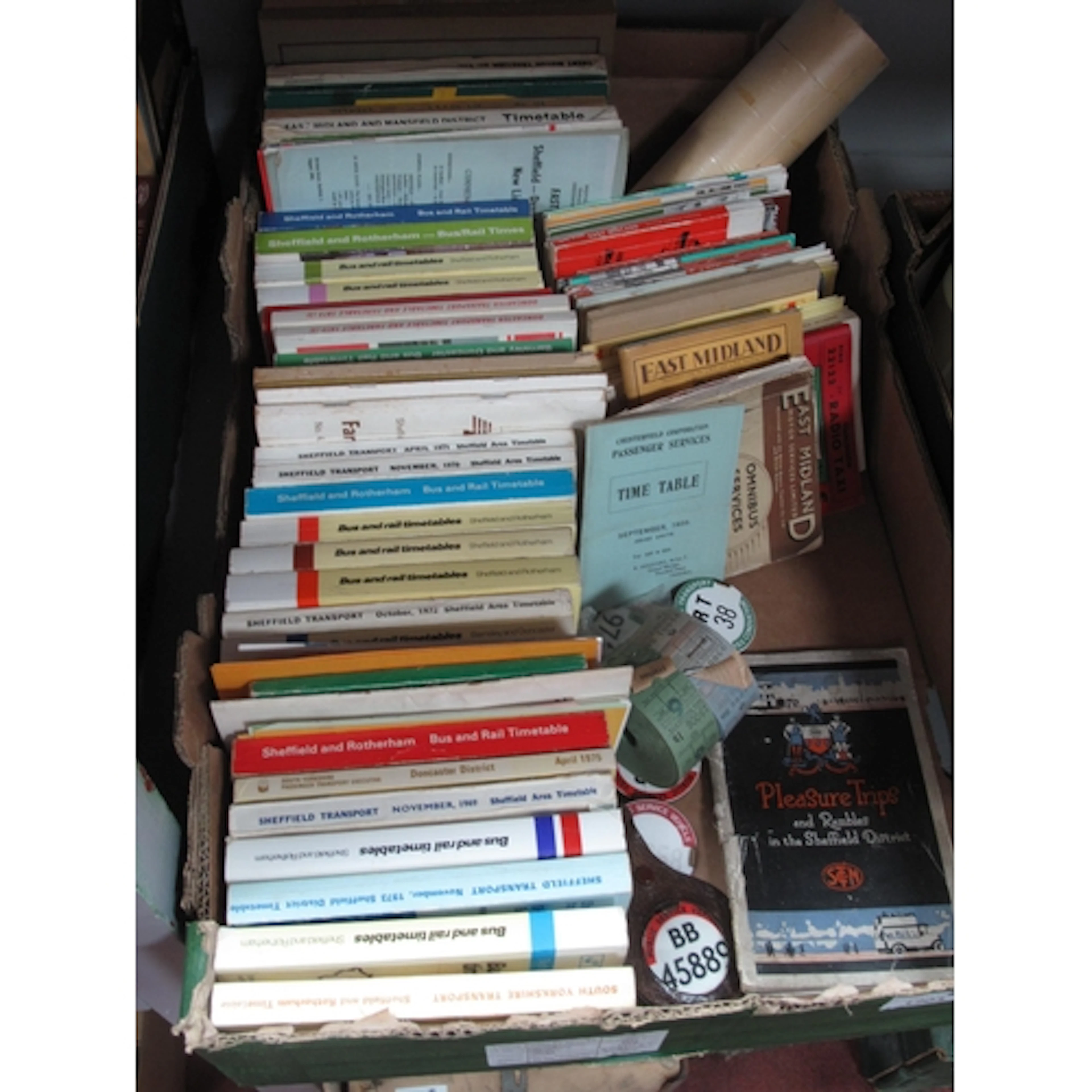 Bus Memorabilia - Steam Pleasure Trips in the Sheffield Dist...