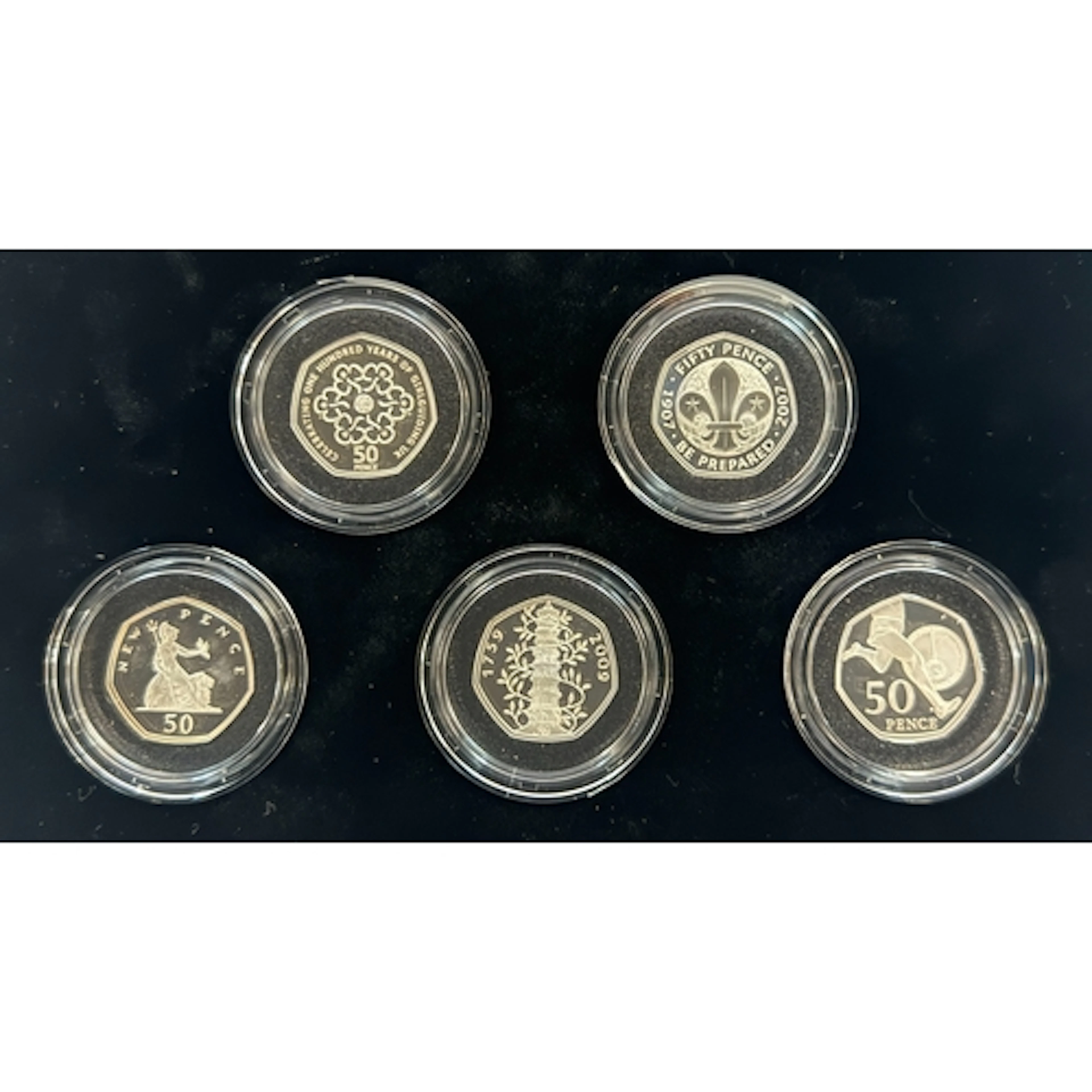 UK 2019 Celebrating 50 Years of the 50p British Culture Silv...