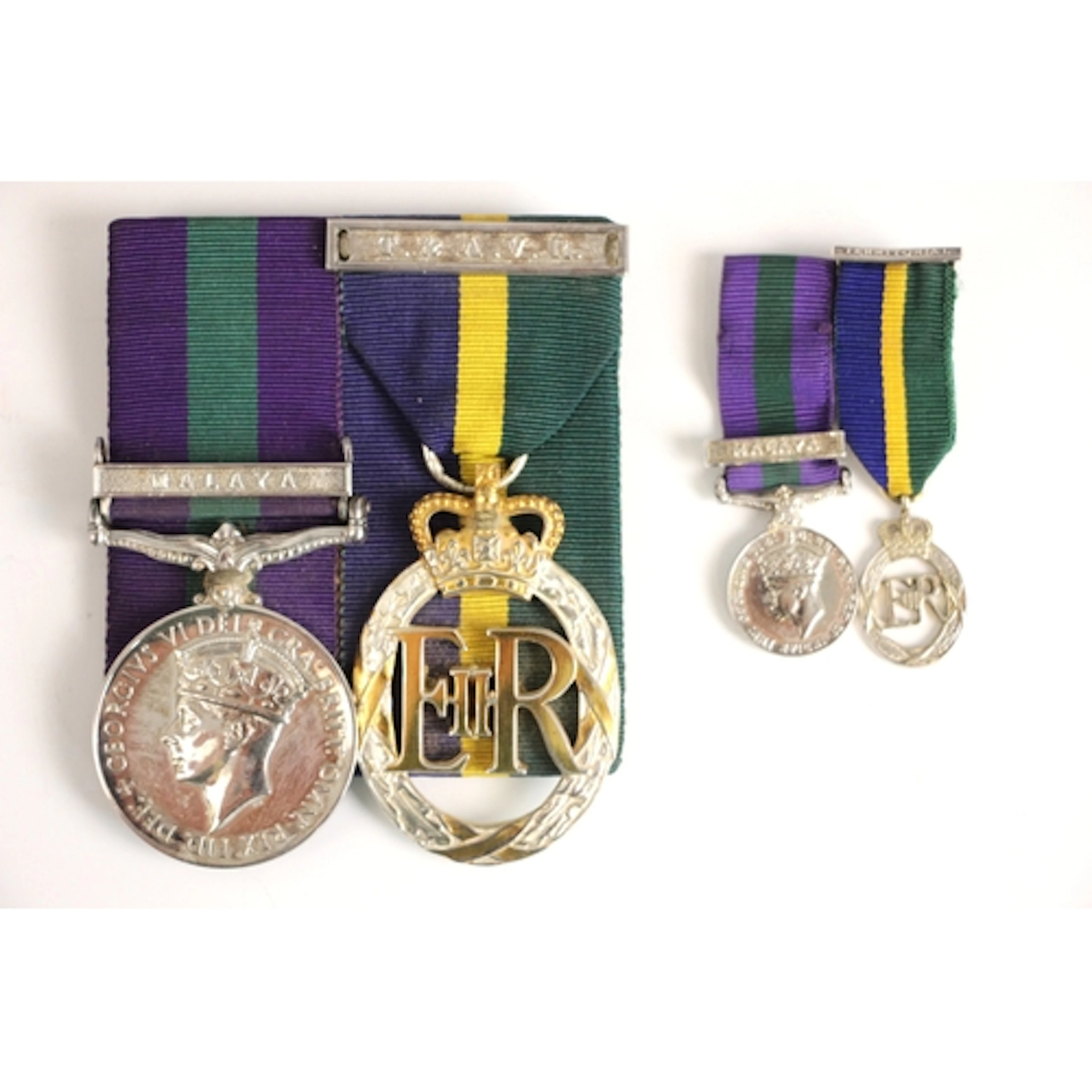 A George VI General Service Medal with Malaya clasp to 22079...