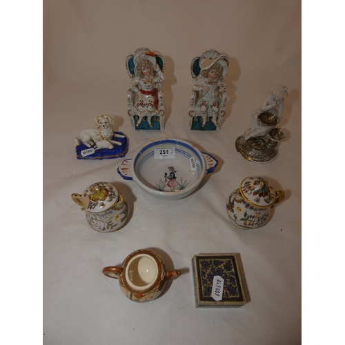 Group of 19th century and later porcelain and ceramics to in...