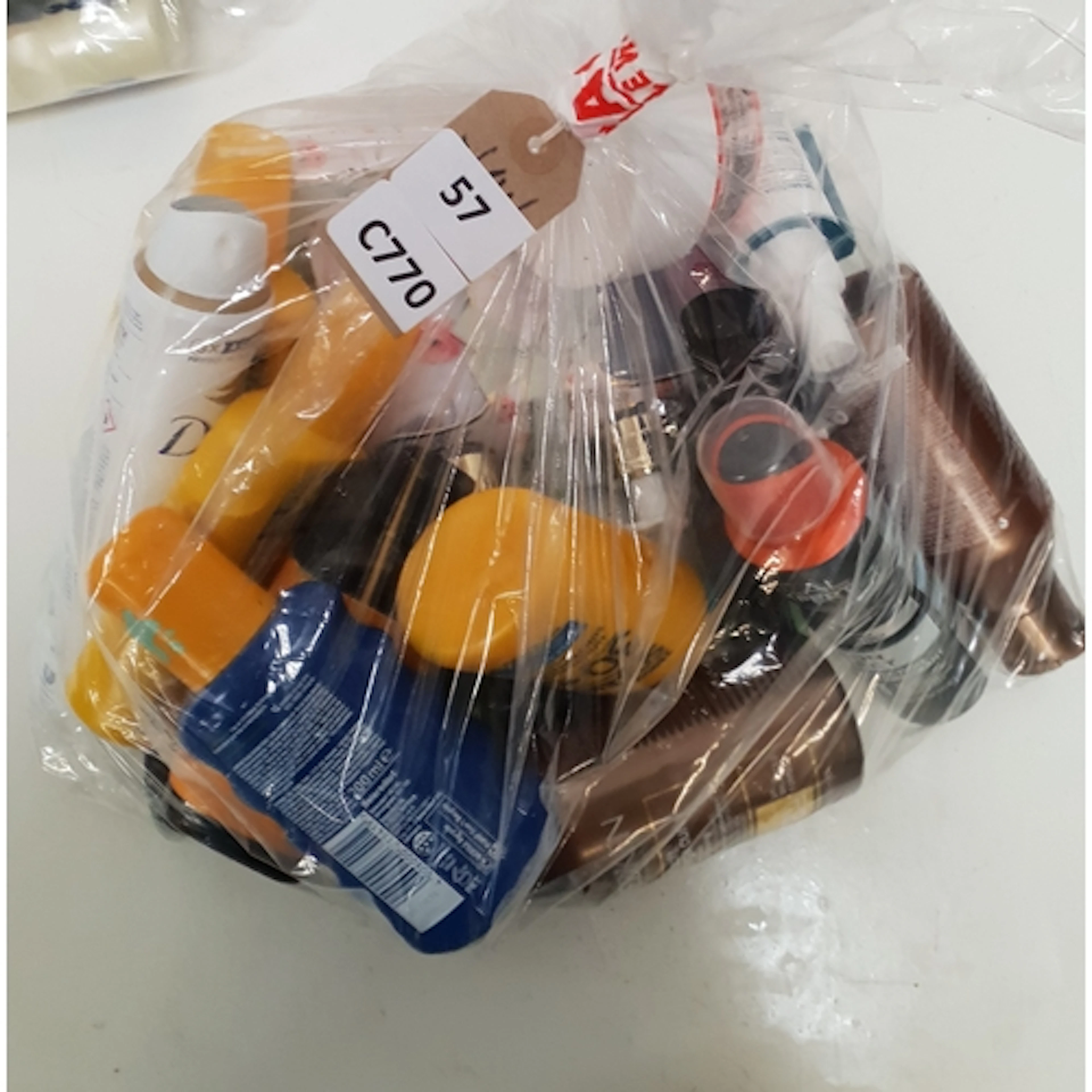 ONE BAG OF COSMETICS AND TOILETRIES including Nivea, L'Orea...
