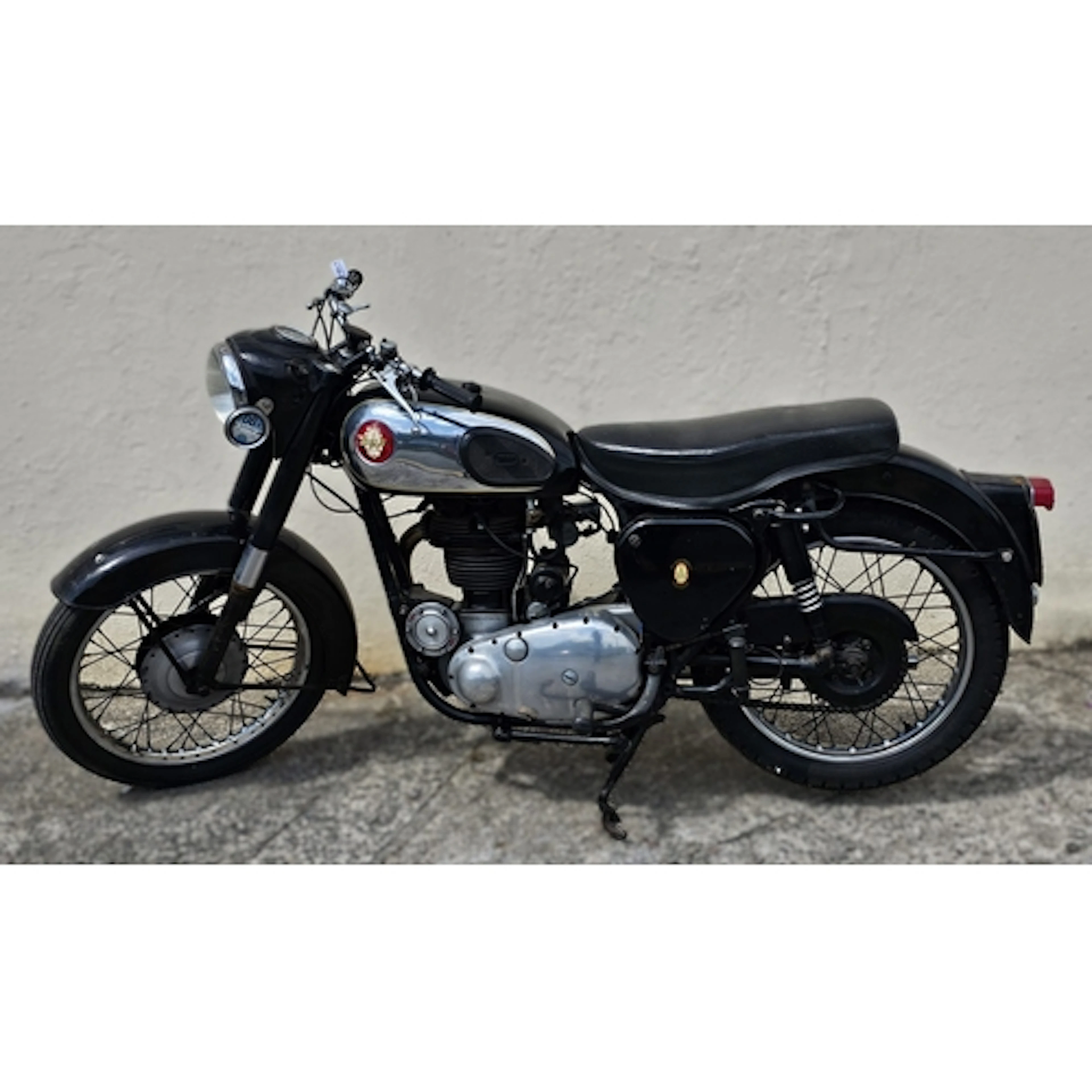 1956 BSA B33 Motorcycle. 499 four stroke single cylinder wit...