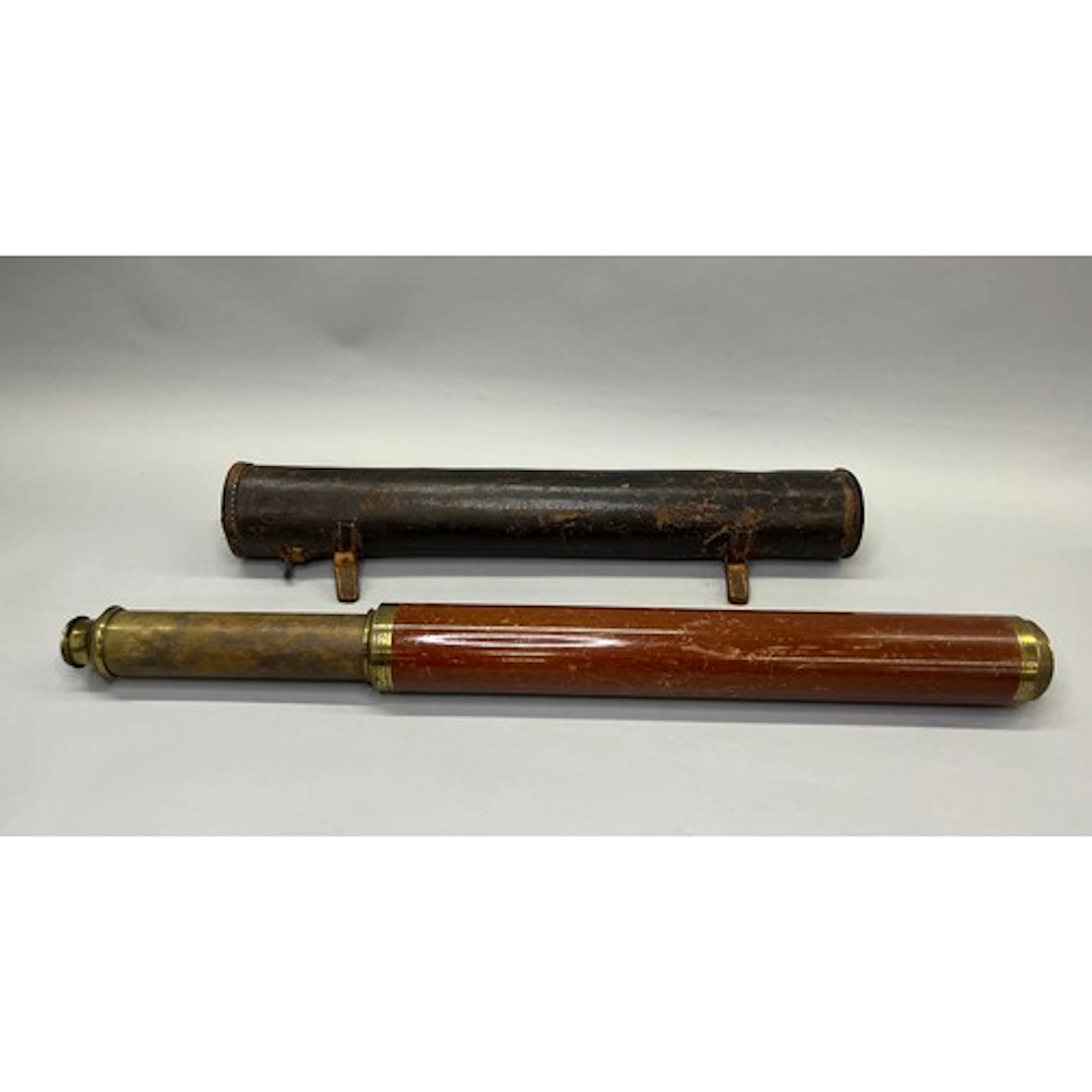 T Harris & Sons, London "Day or Night" brass single draw...