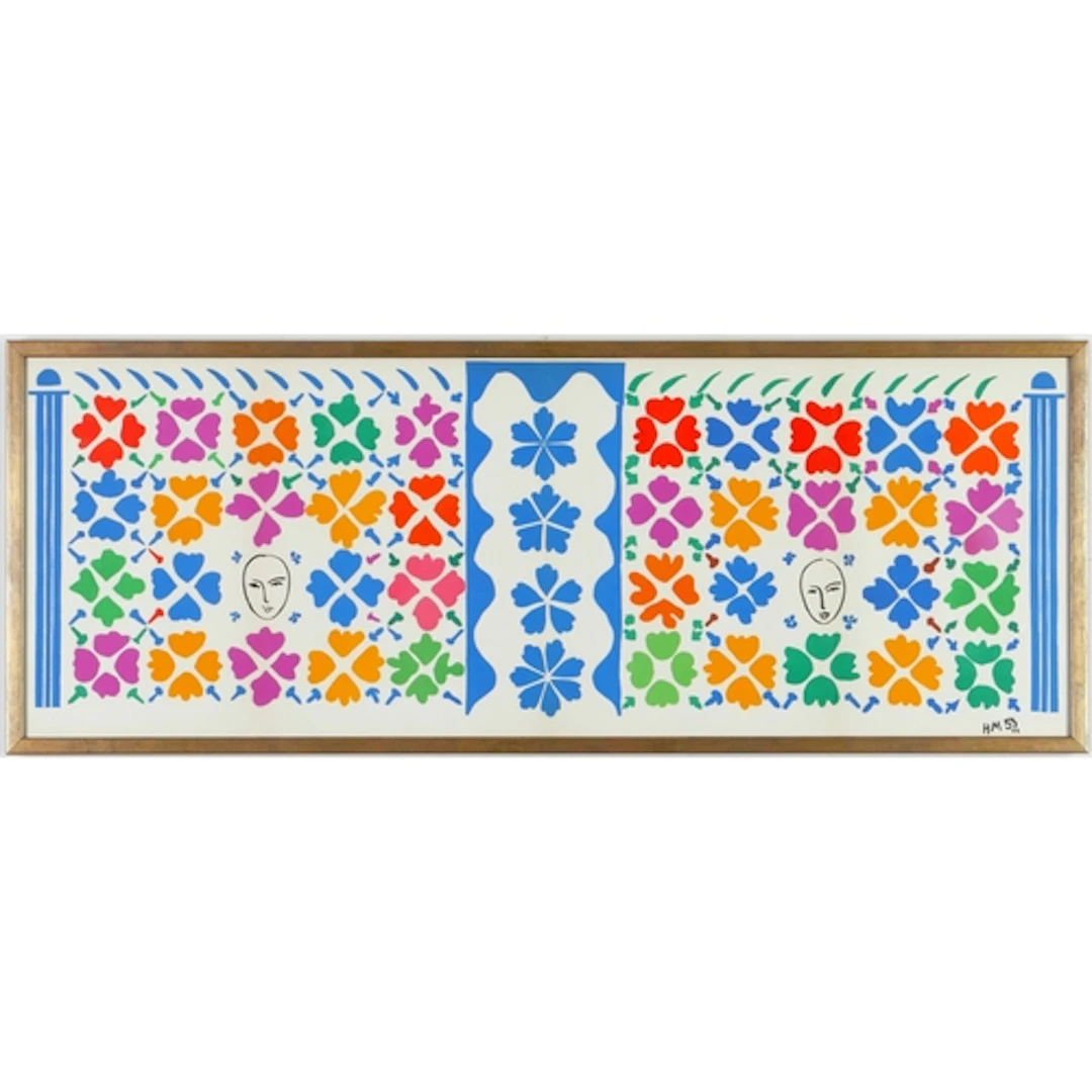 HENRI MATISSE (FRENCH, 1869-1954): DECORATION MASQUES Lithog...