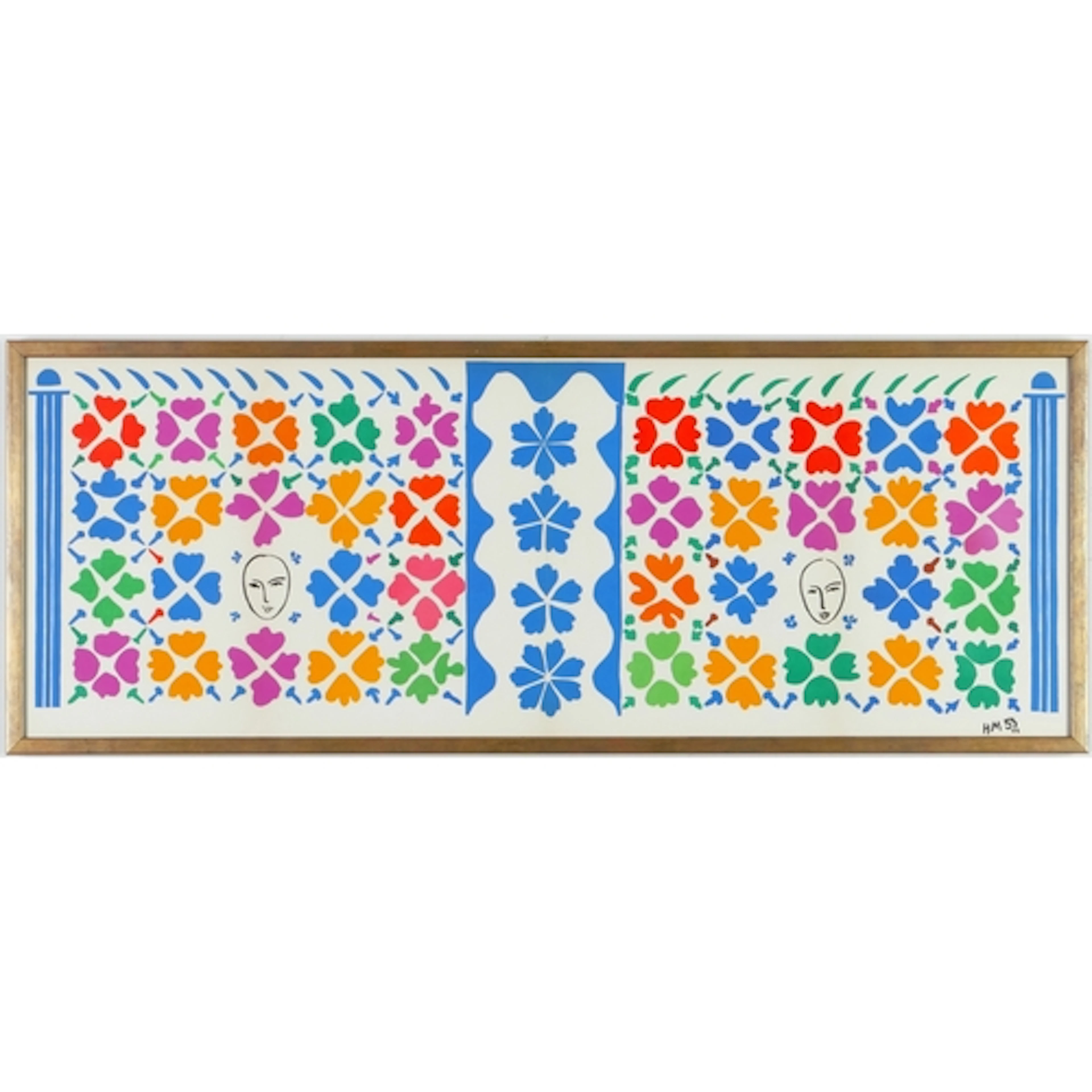 HENRI MATISSE (FRENCH, 1869-1954): DECORATION MASQUES Lithog...