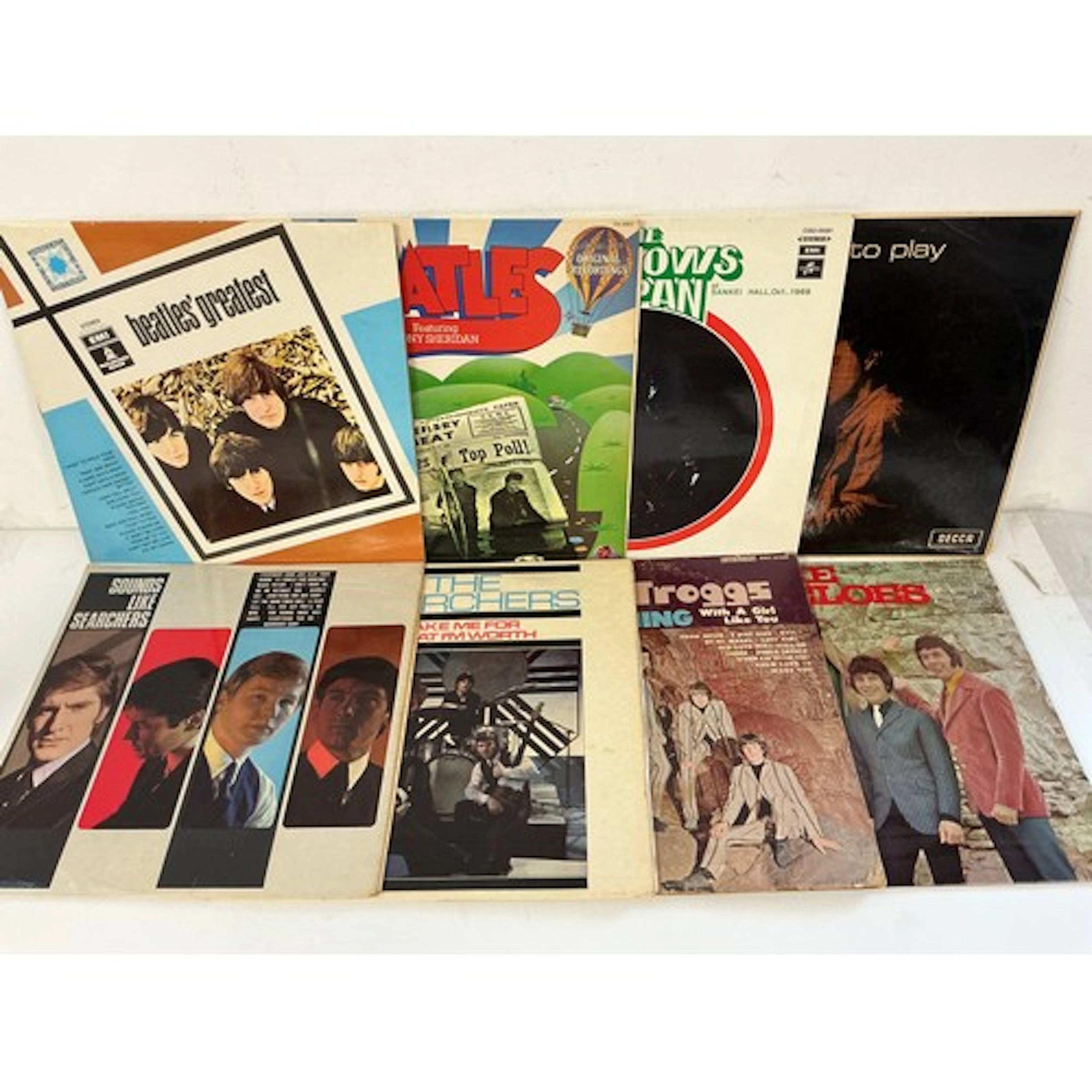 Sixteen 1960s pop and beat group LPs by various artists incl...