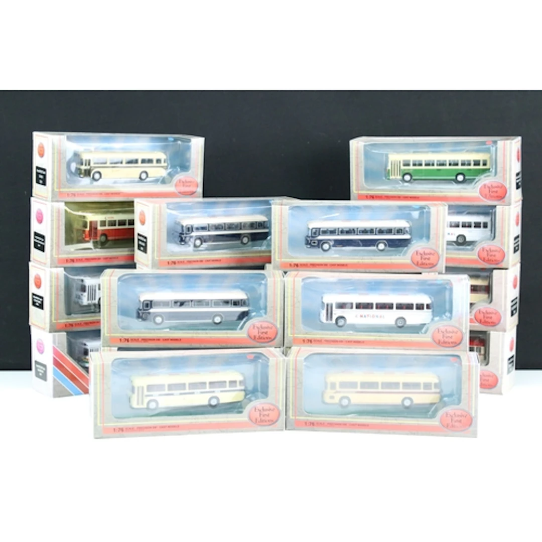 20 Boxed EFE Exclusive First Editions diecast model buses to...