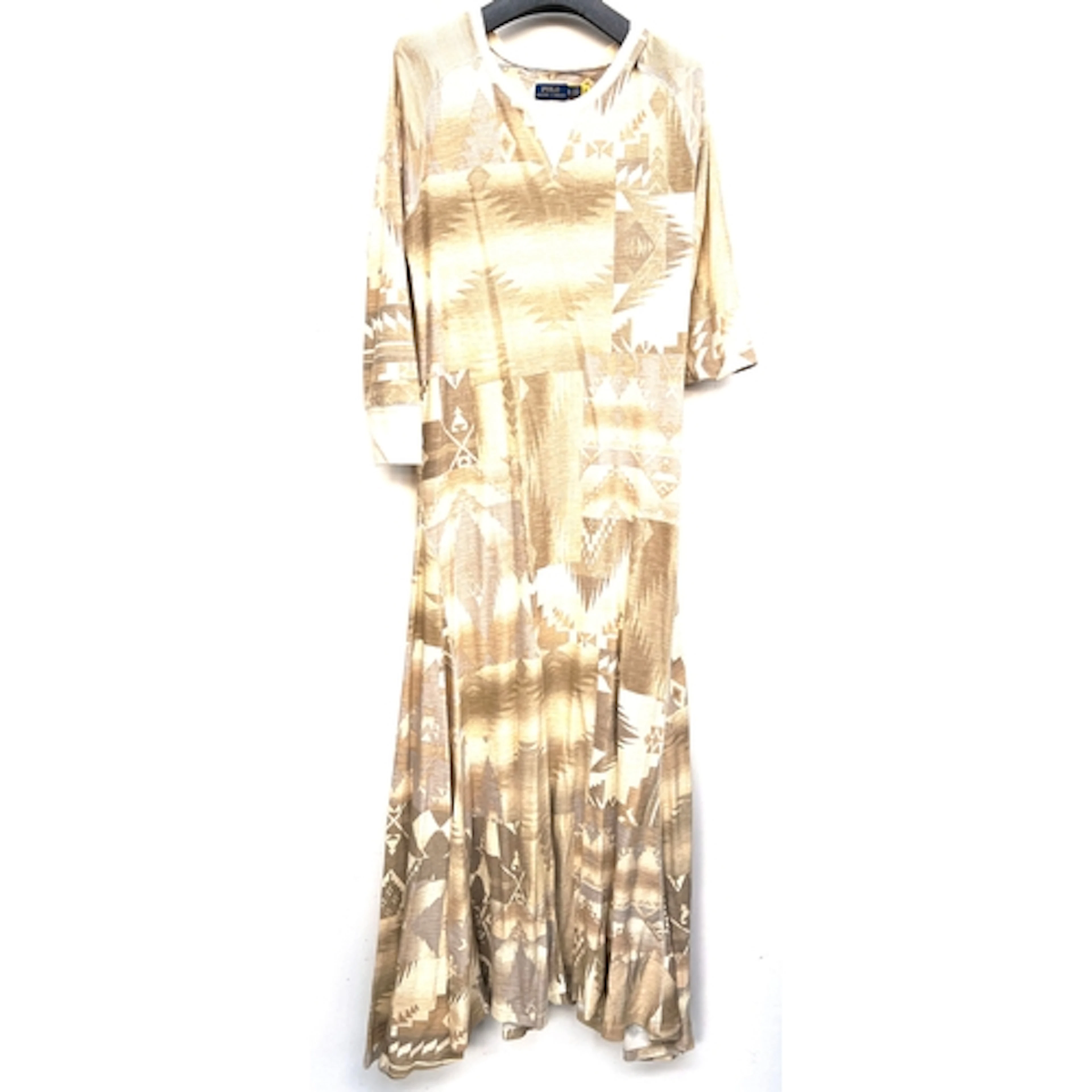 Three Ralph Lauren dresses, one white cable knit, one black ...