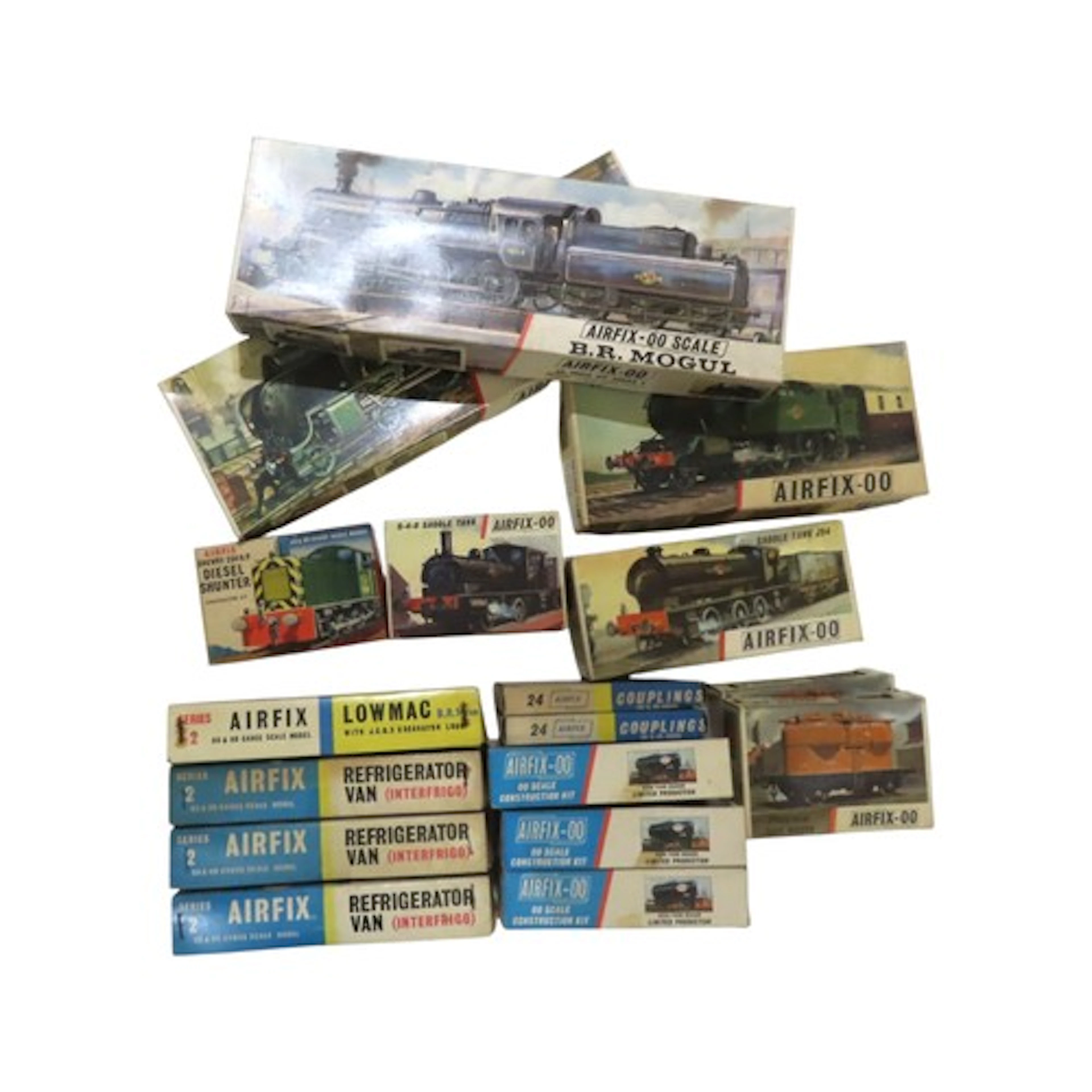 Collection of Unmade Airfix Kits; Locos Biggin Hill, BR Mogu...
