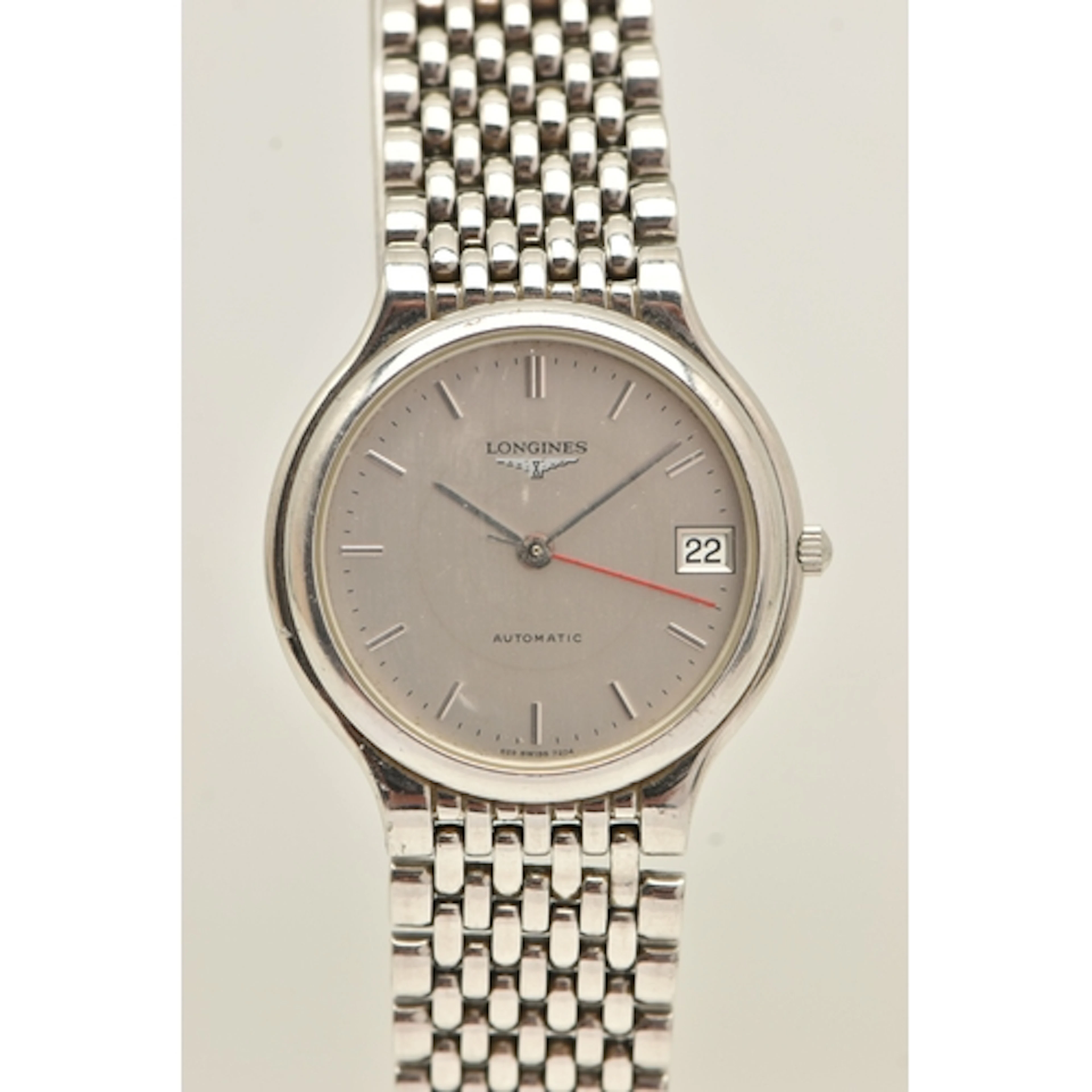 A 'LONGINES' FLAGSHIP WRISTWATCH, automatic movement, round ...